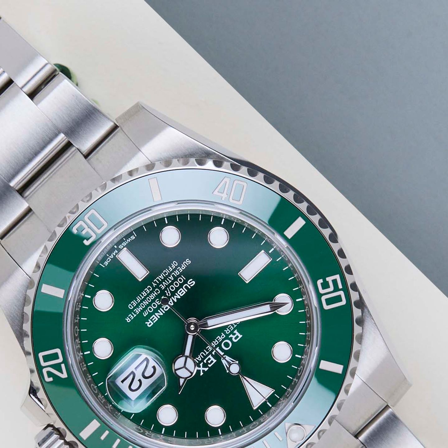 Rolex Submariner Date 116610LV (2019) - Groen wijzerplaat 40mm Staal (4/8)