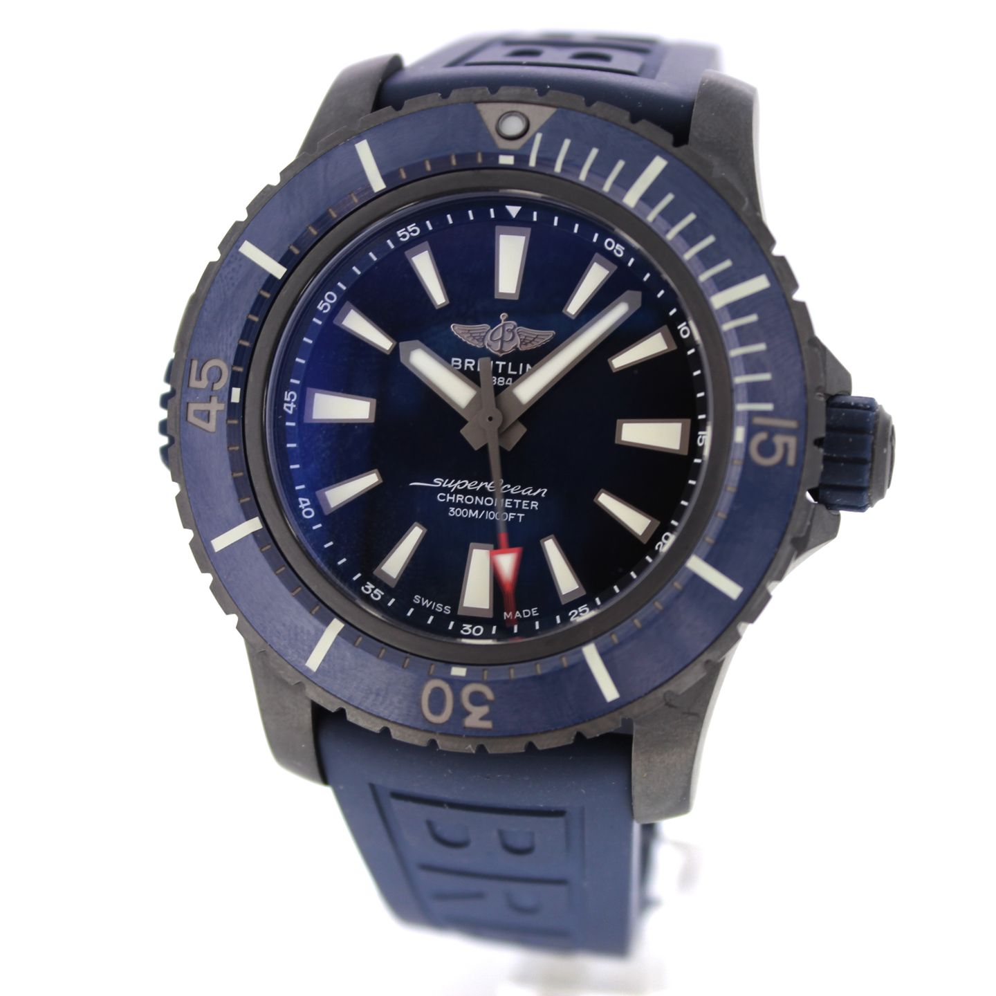 Breitling Superocean 48 V17369161C1S1 (2020) - Blauw wijzerplaat 48mm Titanium (2/11)