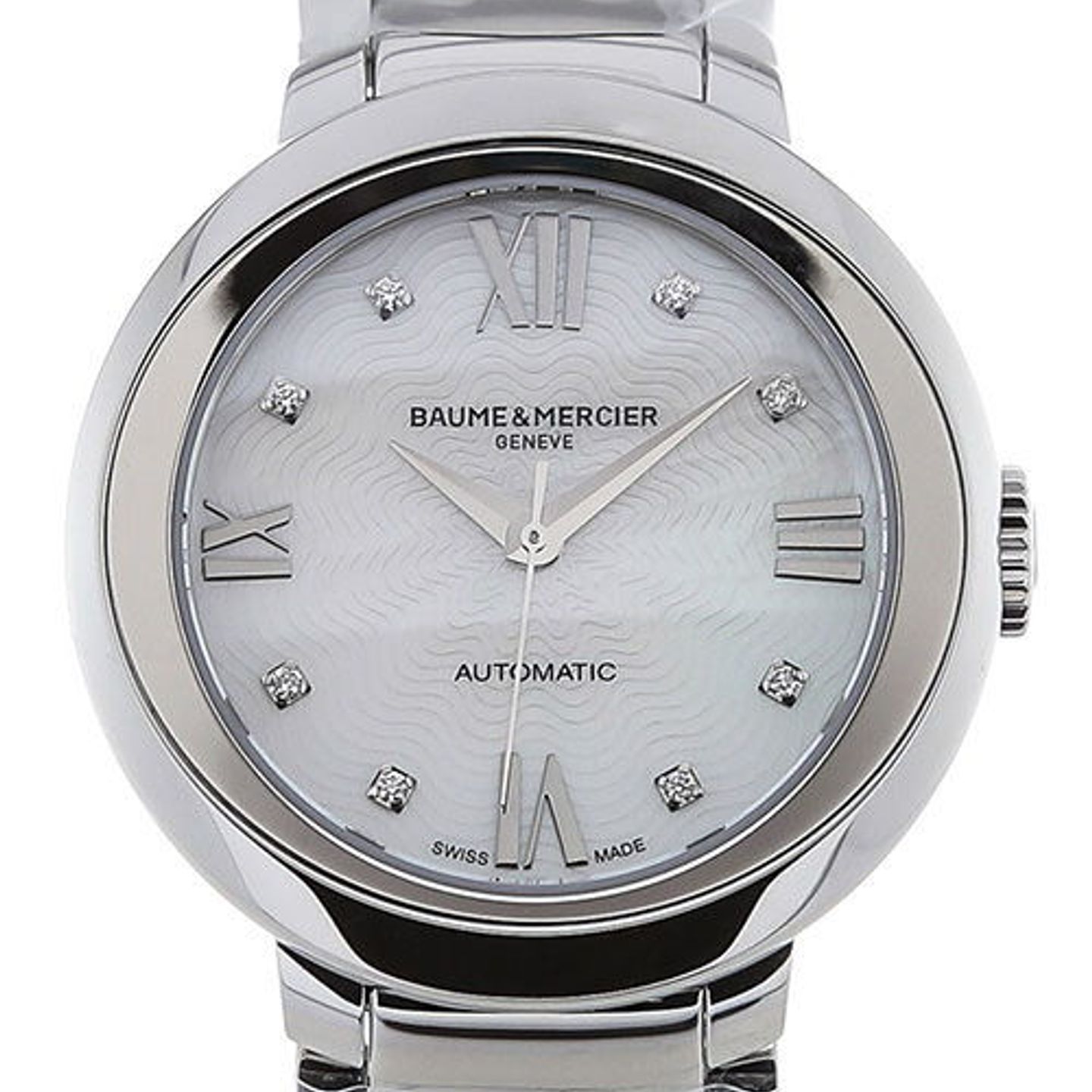 Baume & Mercier Promesse M0A10238 (2024) - Parelmoer wijzerplaat 30mm Staal (1/4)