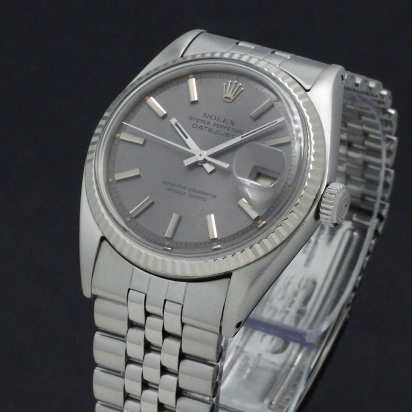 Rolex Datejust 1601 (1969) - Purple dial 36 mm Steel case (14/14)