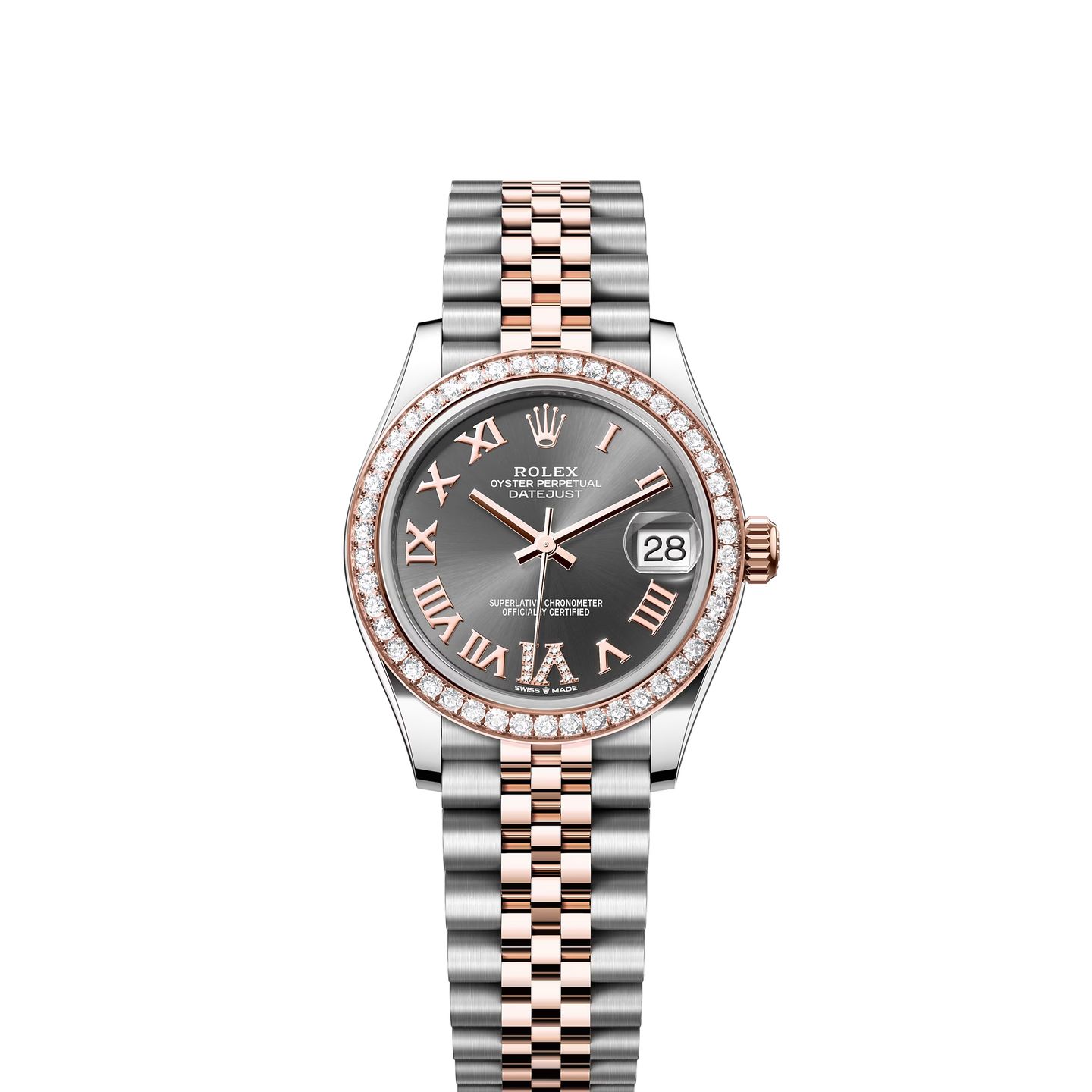 Rolex Datejust 31 278381RBR (2024) - Zwart wijzerplaat 31mm Staal (1/8)