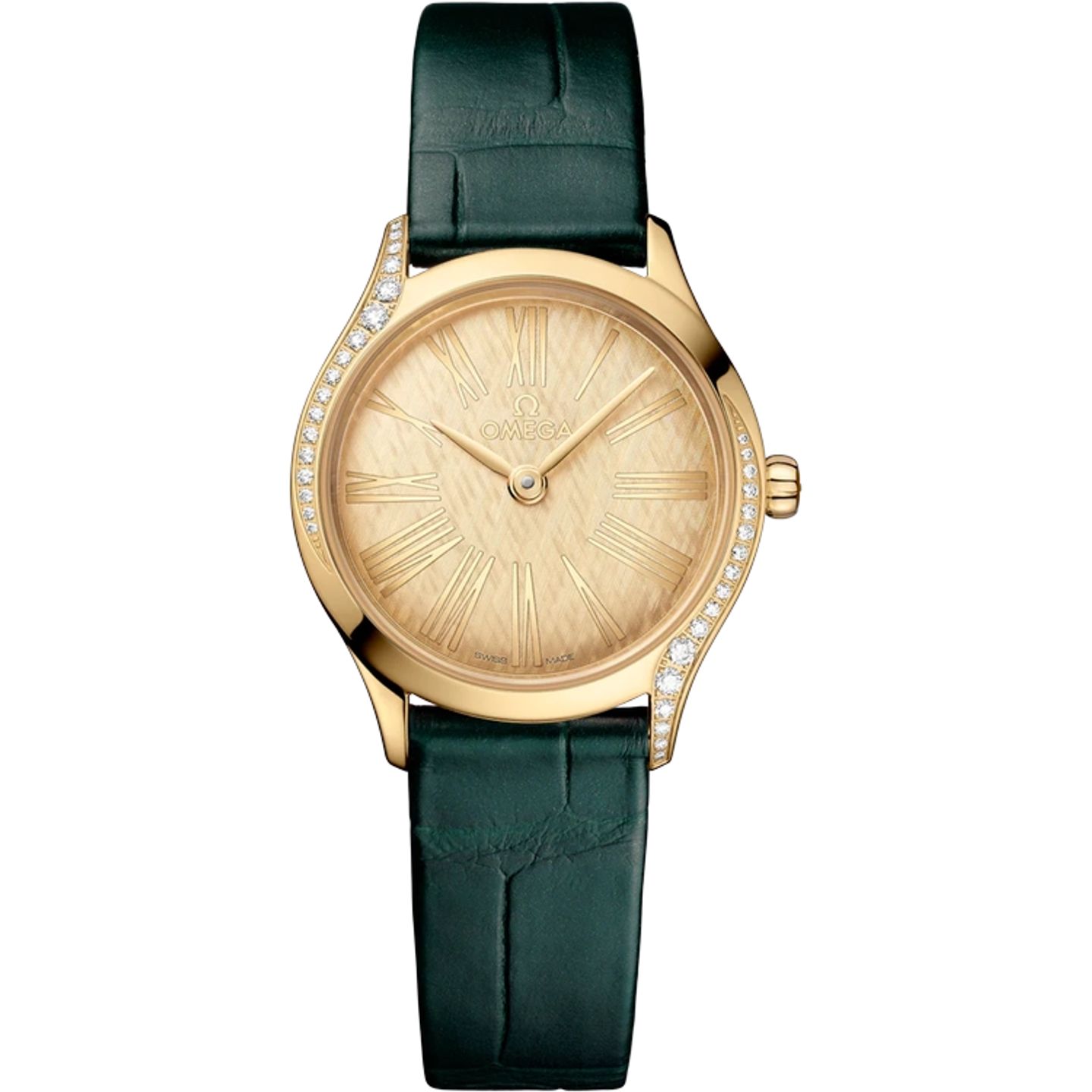 Omega De Ville Trésor 428.58.26.60.99.001 (2025) - Yellow dial 26 mm Yellow Gold case (1/1)