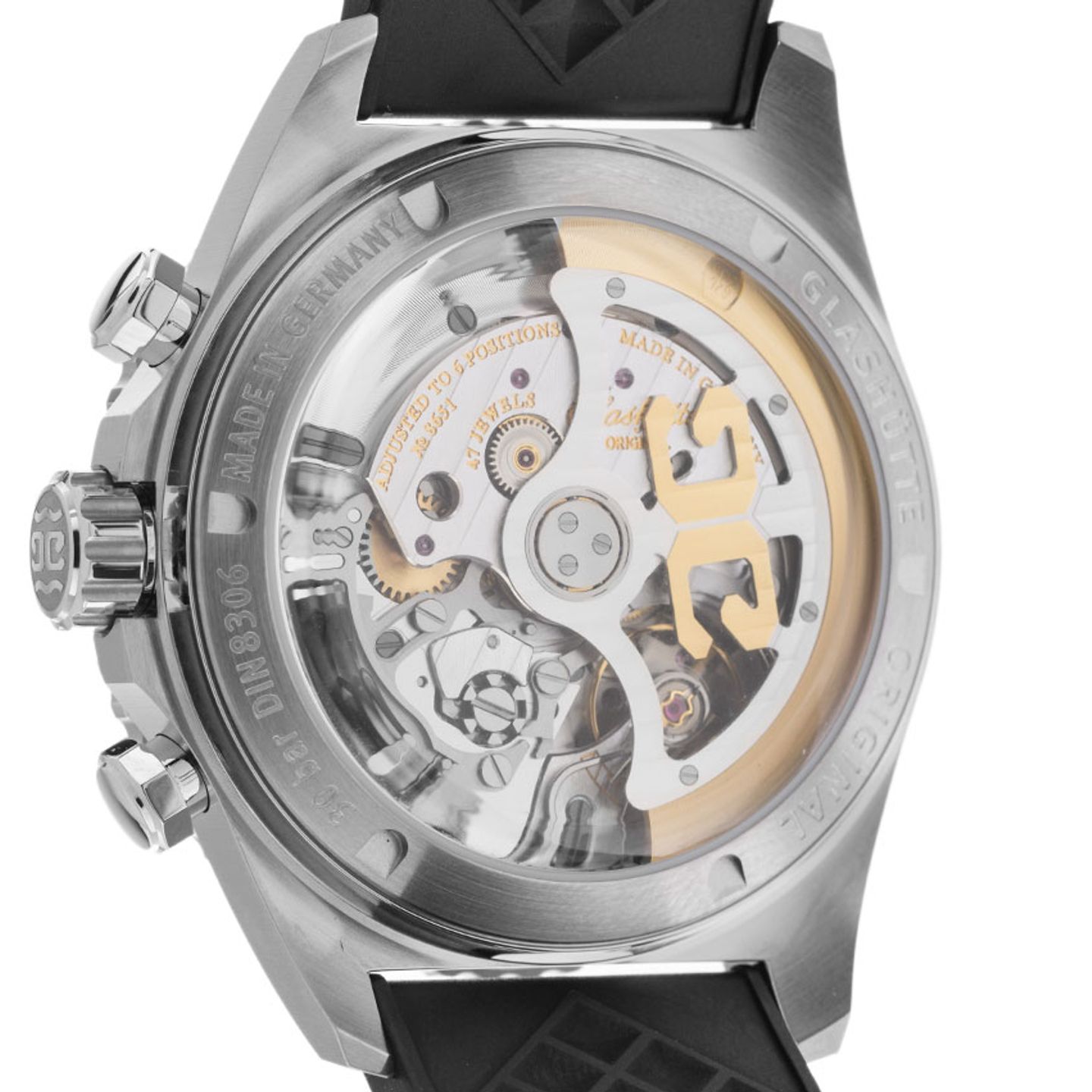 Glashütte Original SeaQ Chronograph 1-37-23-03-80-33 (2026) - Silver dial 43 mm Steel case (6/7)