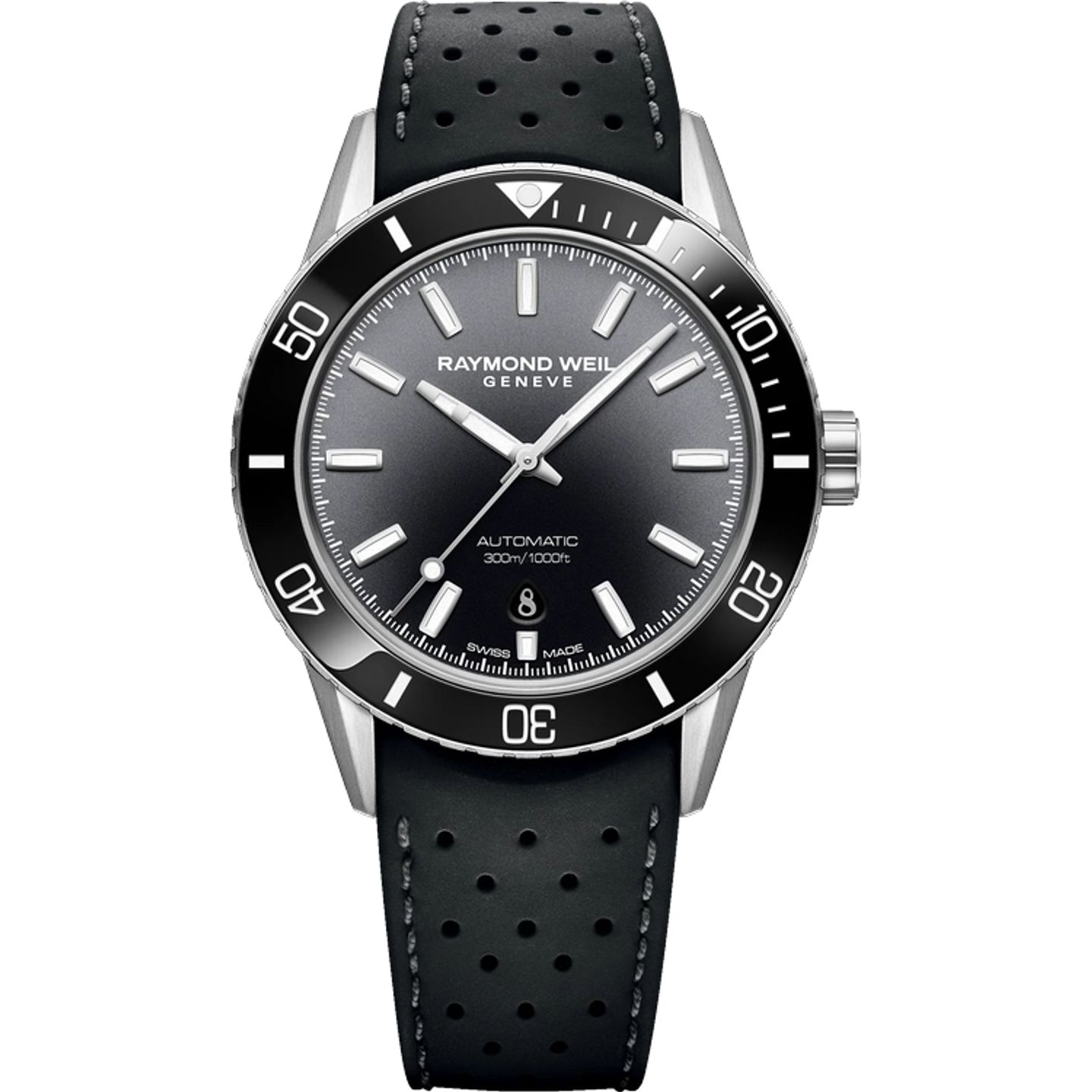 Raymond Weil Freelancer 2775-SR1-20051 (2026) - Zwart wijzerplaat 43mm Staal (1/1)