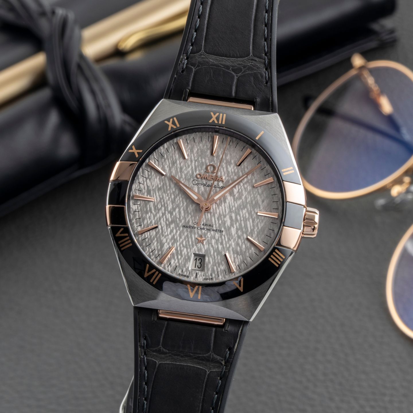 Omega Constellation 131.23.41.21.06.001 (Unknown (random serial)) - Grey dial 41 mm Steel case (3/8)