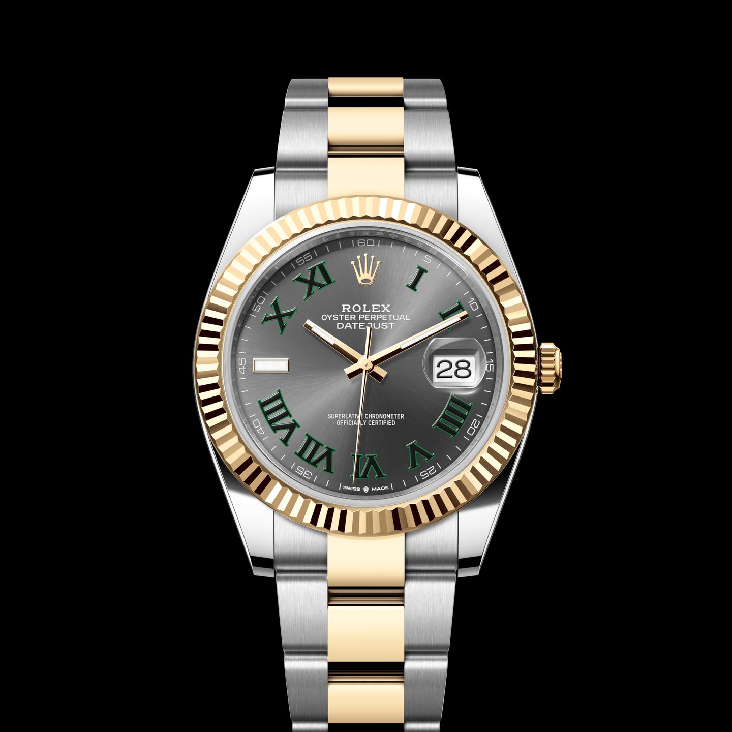 Rolex Datejust 41 126333 (2023) - Grey dial 41 mm Gold/Steel case (1/1)