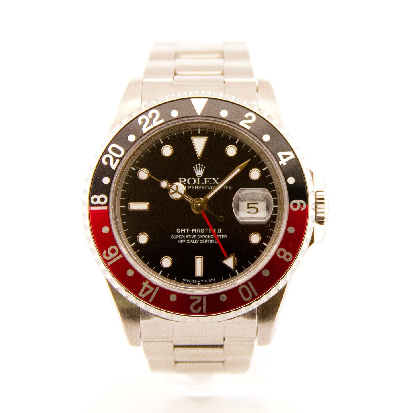 Rolex GMT-Master II 16710 (Onbekend (willekeurig serienummer)) - Zwart wijzerplaat 40mm Staal (1/4)