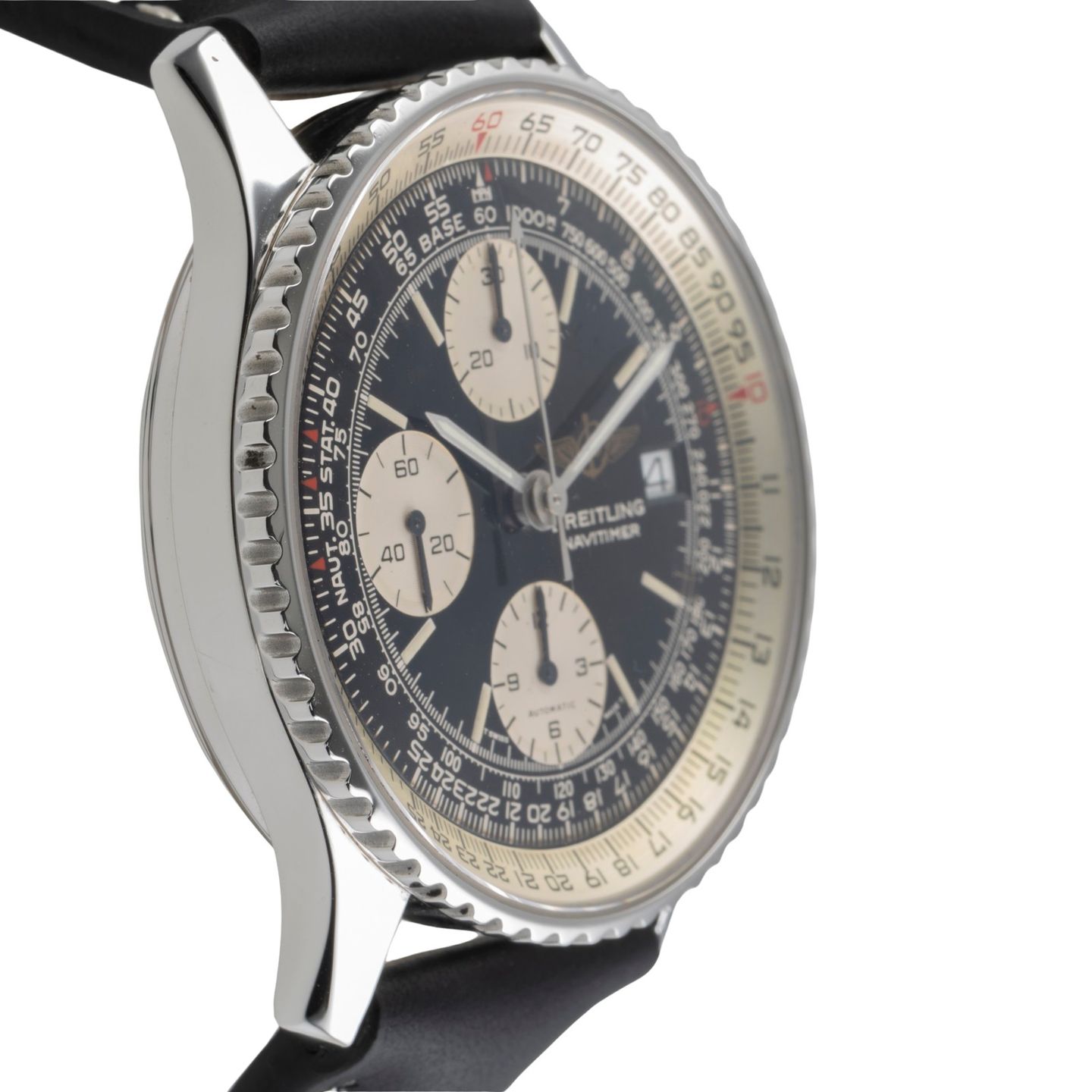 Breitling Old Navitimer A13022 SNOWBIRDS (1995) - Black dial 42 mm Steel case (7/8)