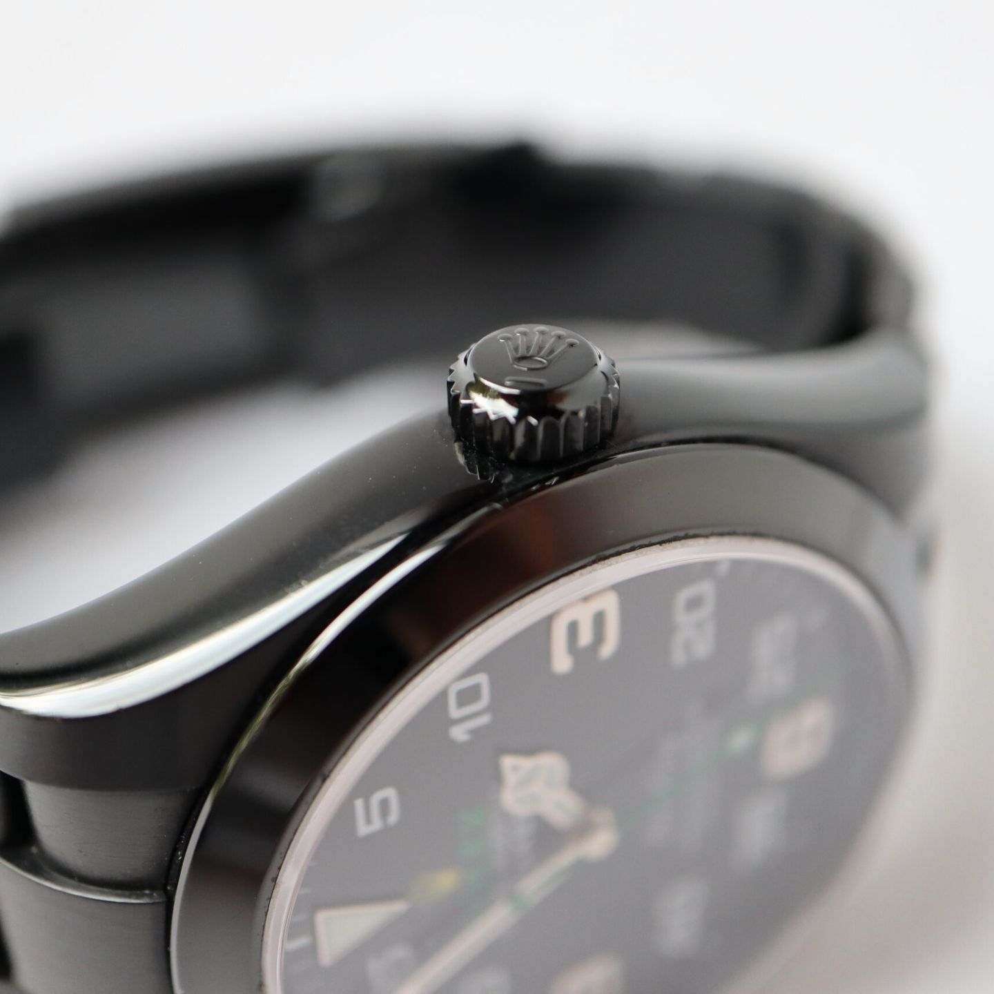 Rolex Air-King 116900 (Unknown (random serial)) - Black dial 40 mm Steel case (7/8)