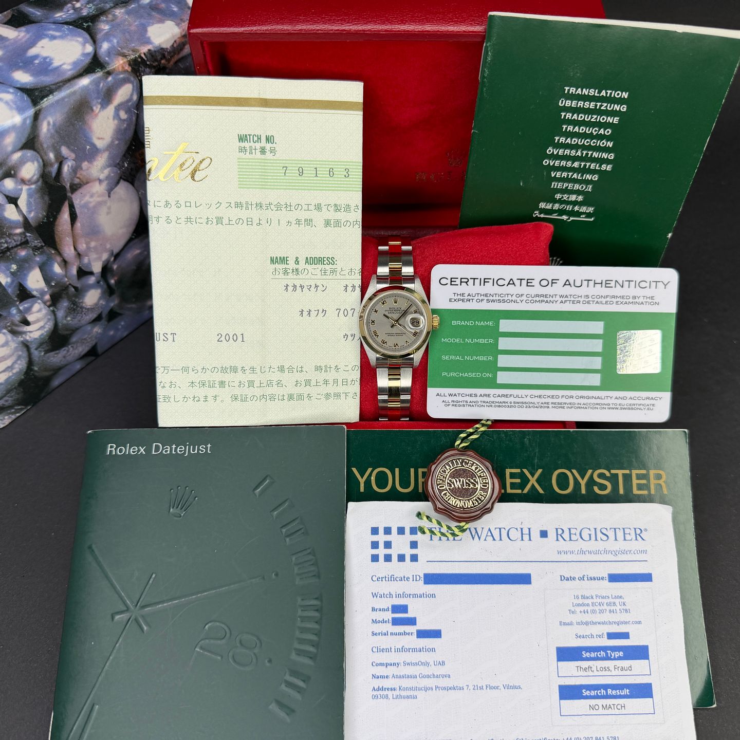 Rolex Lady-Datejust 79163 (2001) - 26 mm Gold/Steel case (3/8)