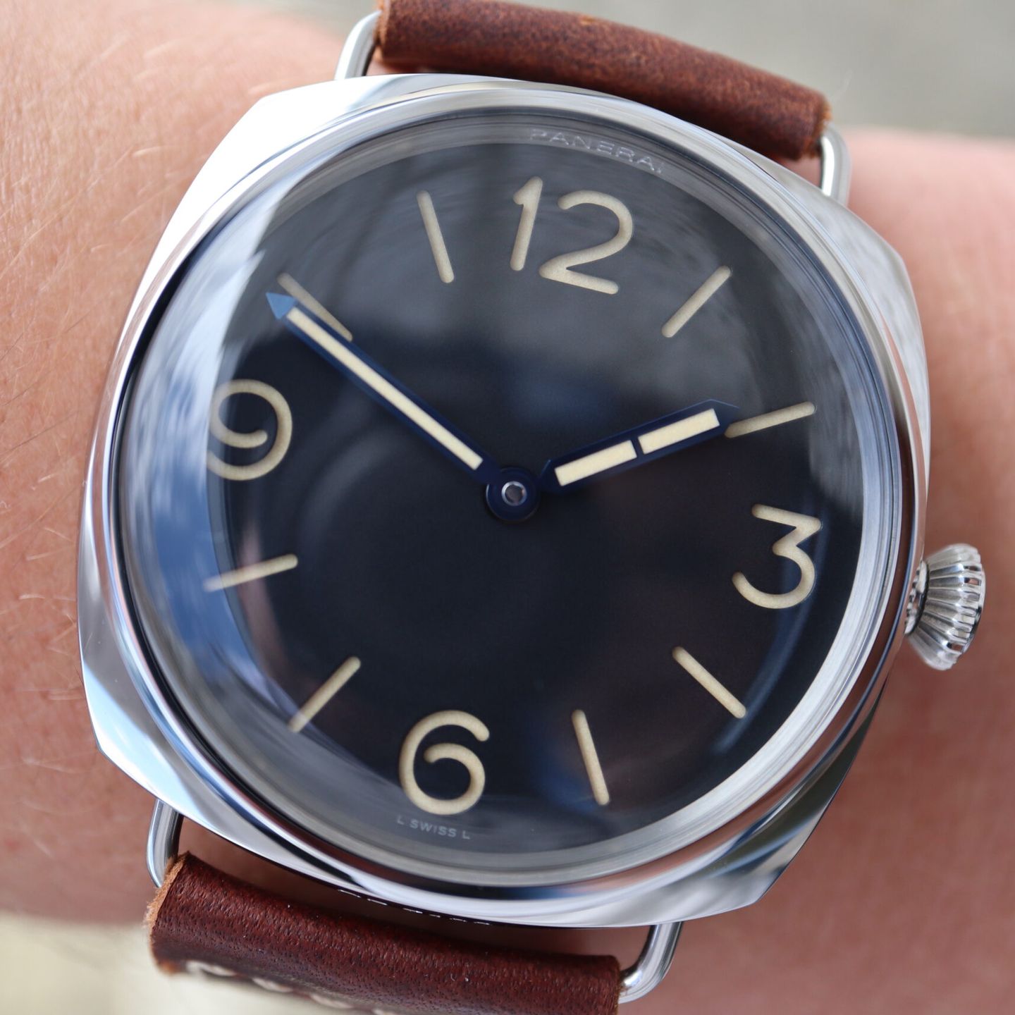 Panerai Special Editions PAM00721 (2020) - Zwart wijzerplaat 47mm Staal (1/8)