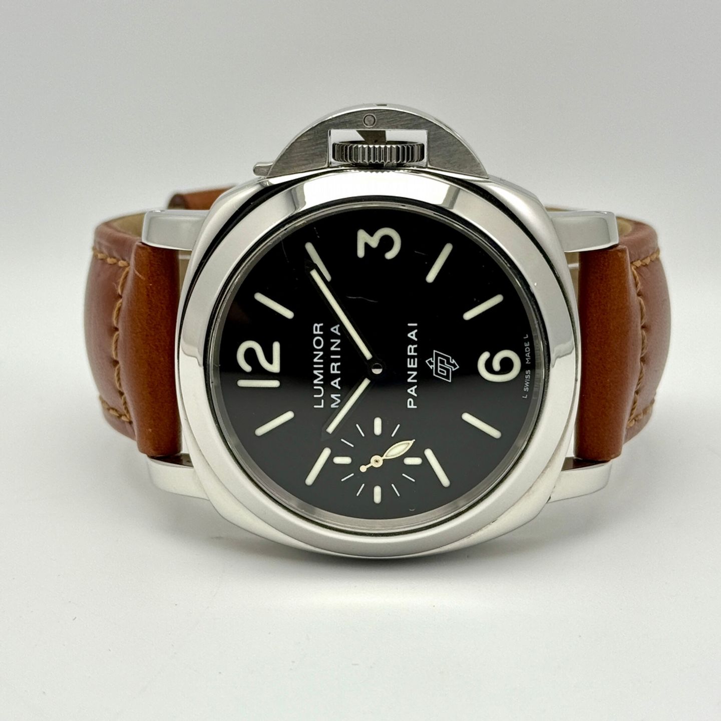 Panerai Luminor Marina PAM00005 (2007) - Black dial 44 mm Steel case (2/8)