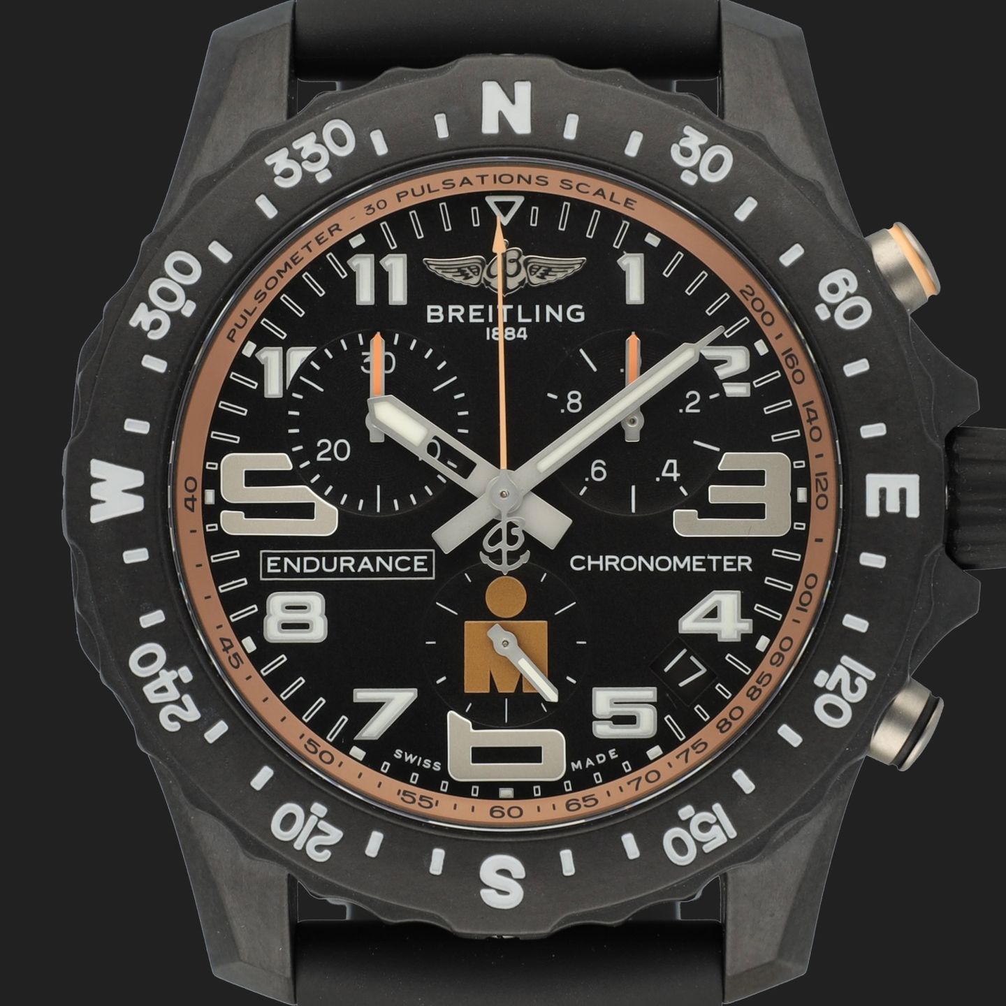 Breitling Endurance Pro X823101B1B1S1 (2024) - Zwart wijzerplaat 44mm Plastic (2/8)