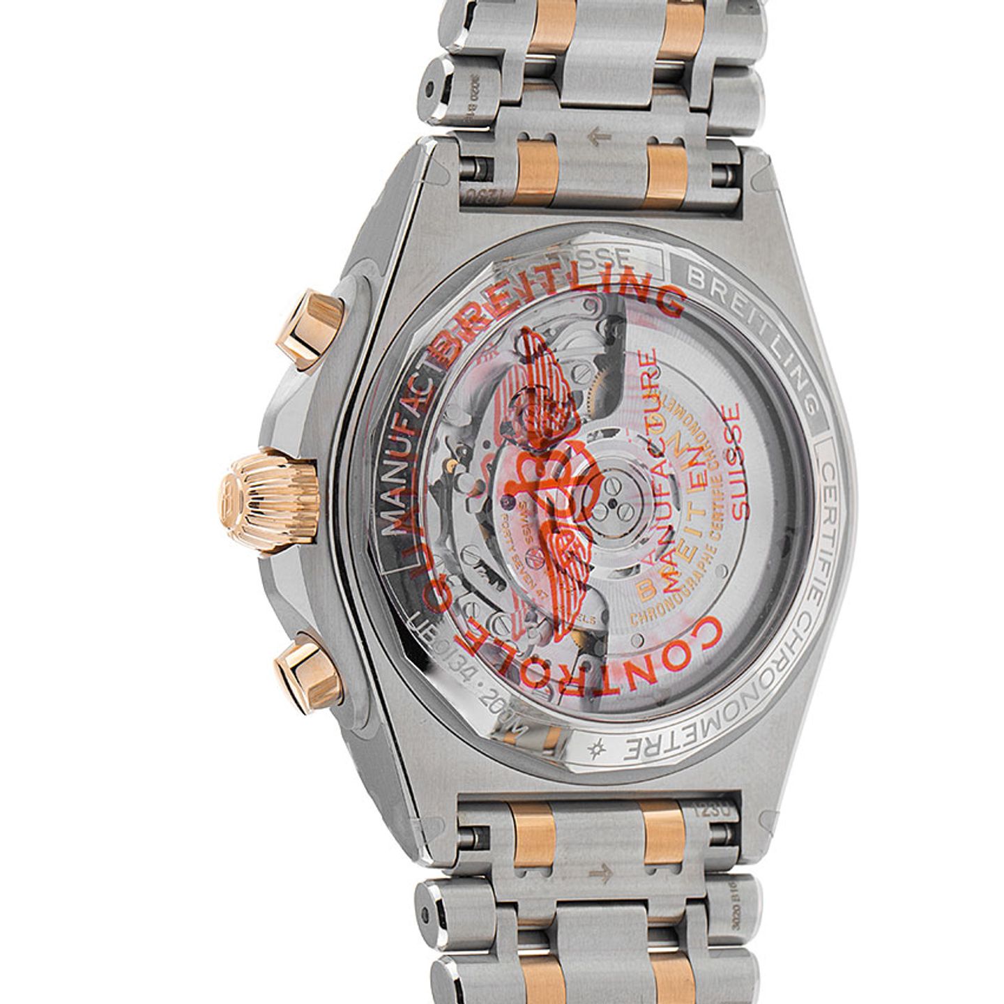 Breitling Chronomat 42 UB0134131L1U1 (2025) - Green dial 43 mm Gold/Steel case (6/7)