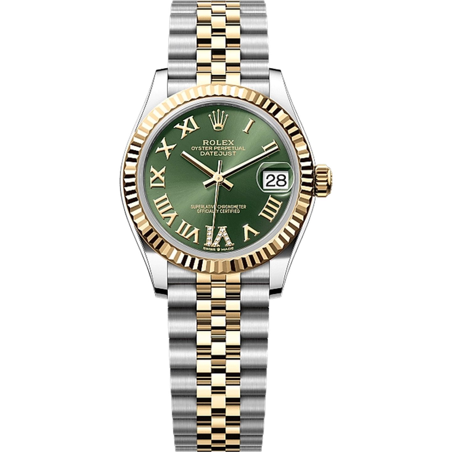 Rolex Datejust 31 278273 (2025) - Groen wijzerplaat 31mm Staal (1/1)