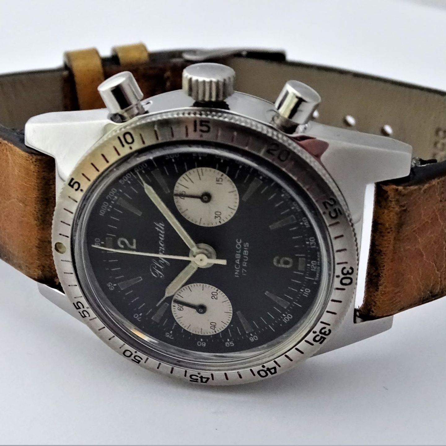 Plymouth Vintage Unknown (1960) - Black dial 36 mm Steel case (3/7)