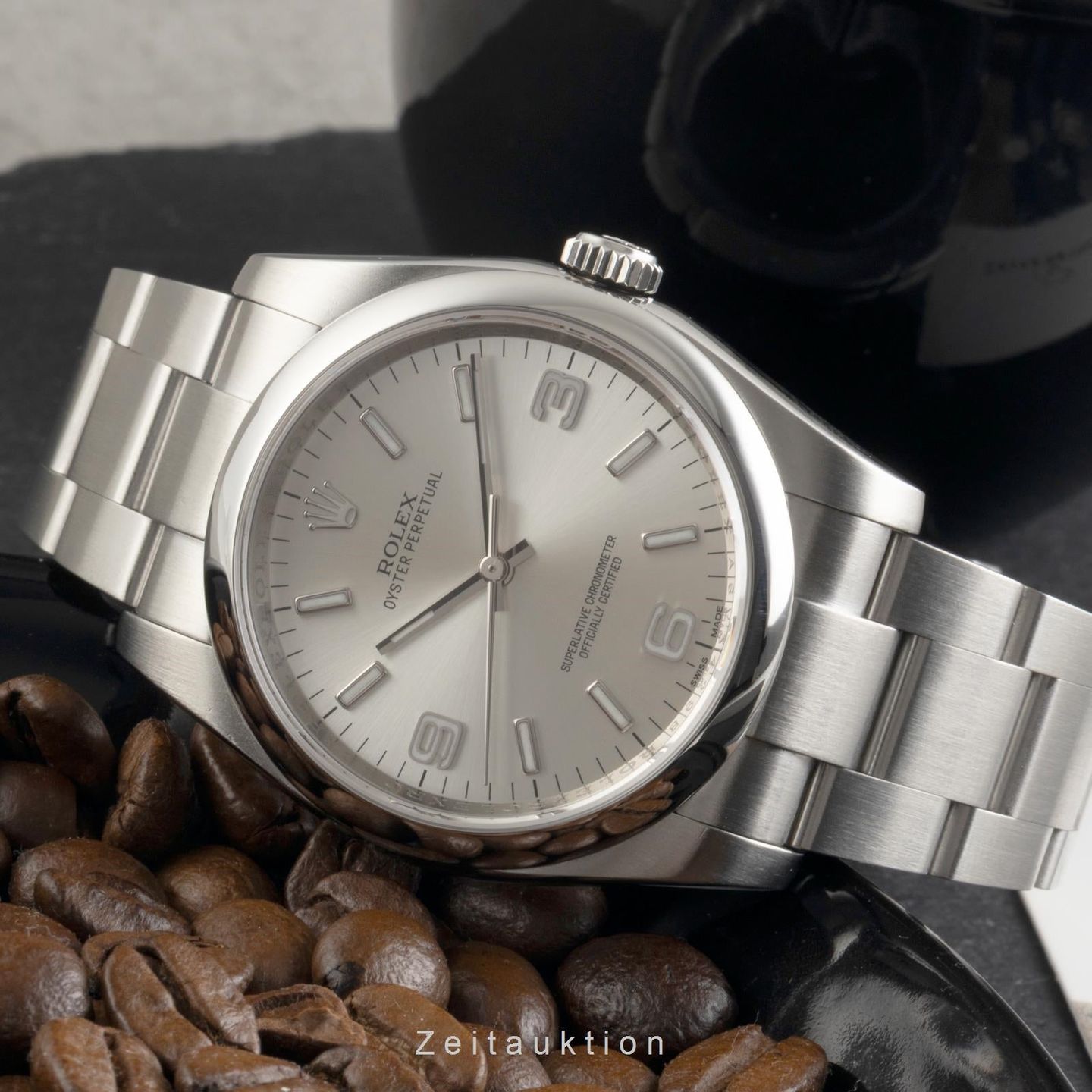 Rolex Oyster Perpetual 36 116000 (Unknown (random serial)) - Silver dial 36 mm Steel case (2/8)