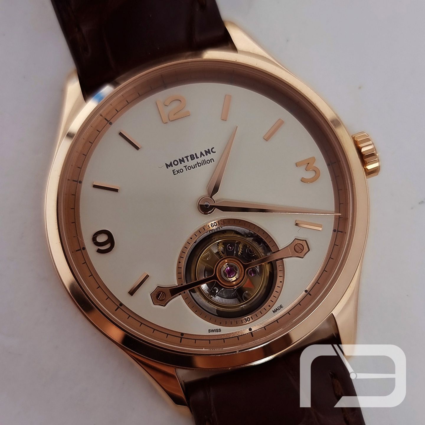 Montblanc Heritage 118470 (2024) - Zilver wijzerplaat 41mm Roségoud (2/8)