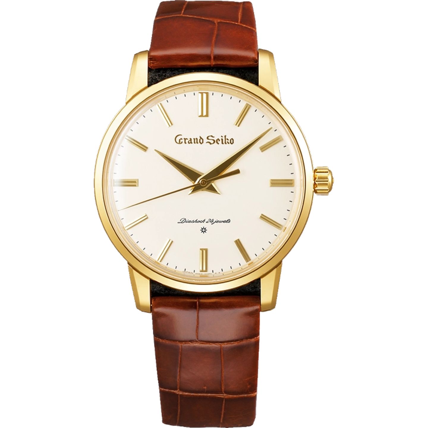 Grand Seiko Elegance Collection SBGW258J (2025) - Beige dial 38 mm Yellow Gold case (1/1)