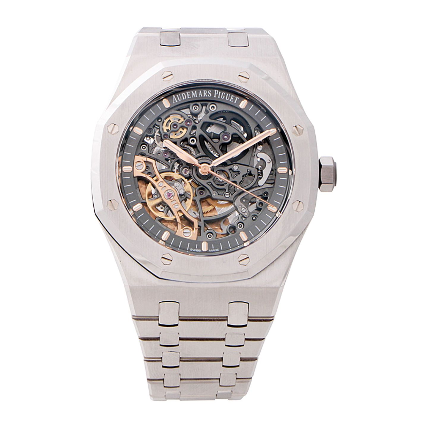 Audemars Piguet Royal Oak Double Balance Wheel Openworked 15407ST.OO.1220ST.01 - (1/4)