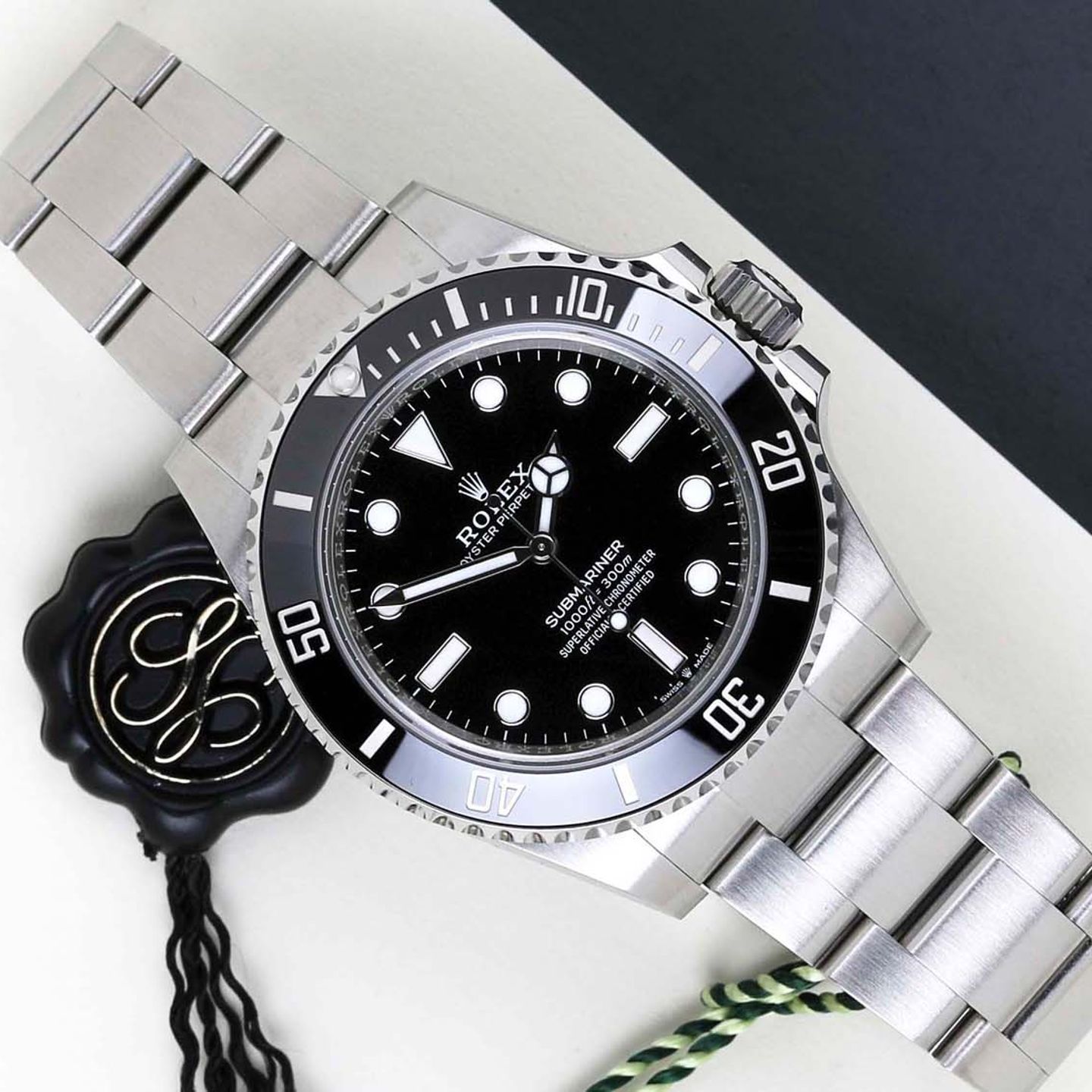 Rolex Submariner No Date 124060 (2024) - Zwart wijzerplaat 41mm Staal (1/8)