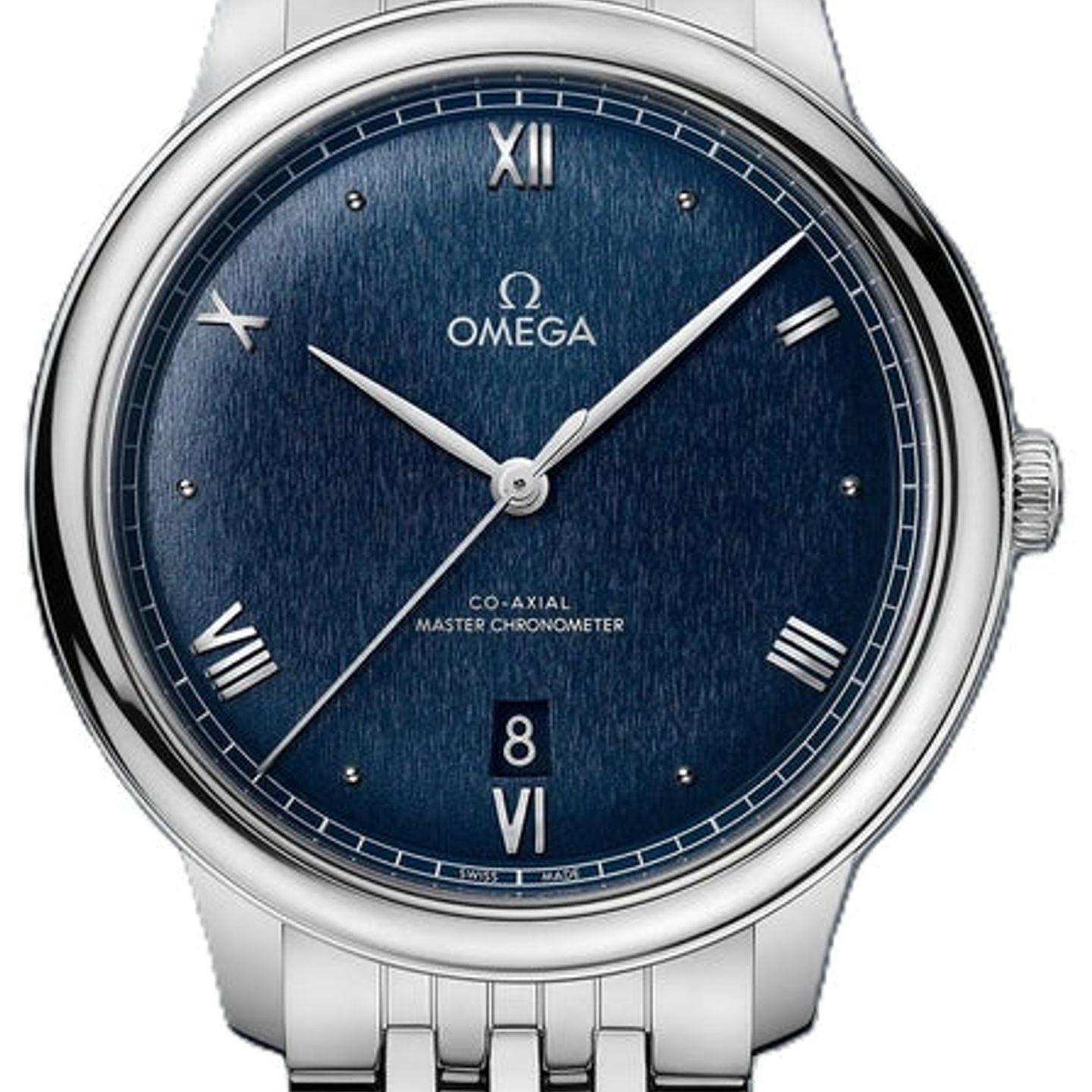Omega De Ville 434.10.41.21.03.002 (2025) - Blauw wijzerplaat 41mm Staal (1/1)