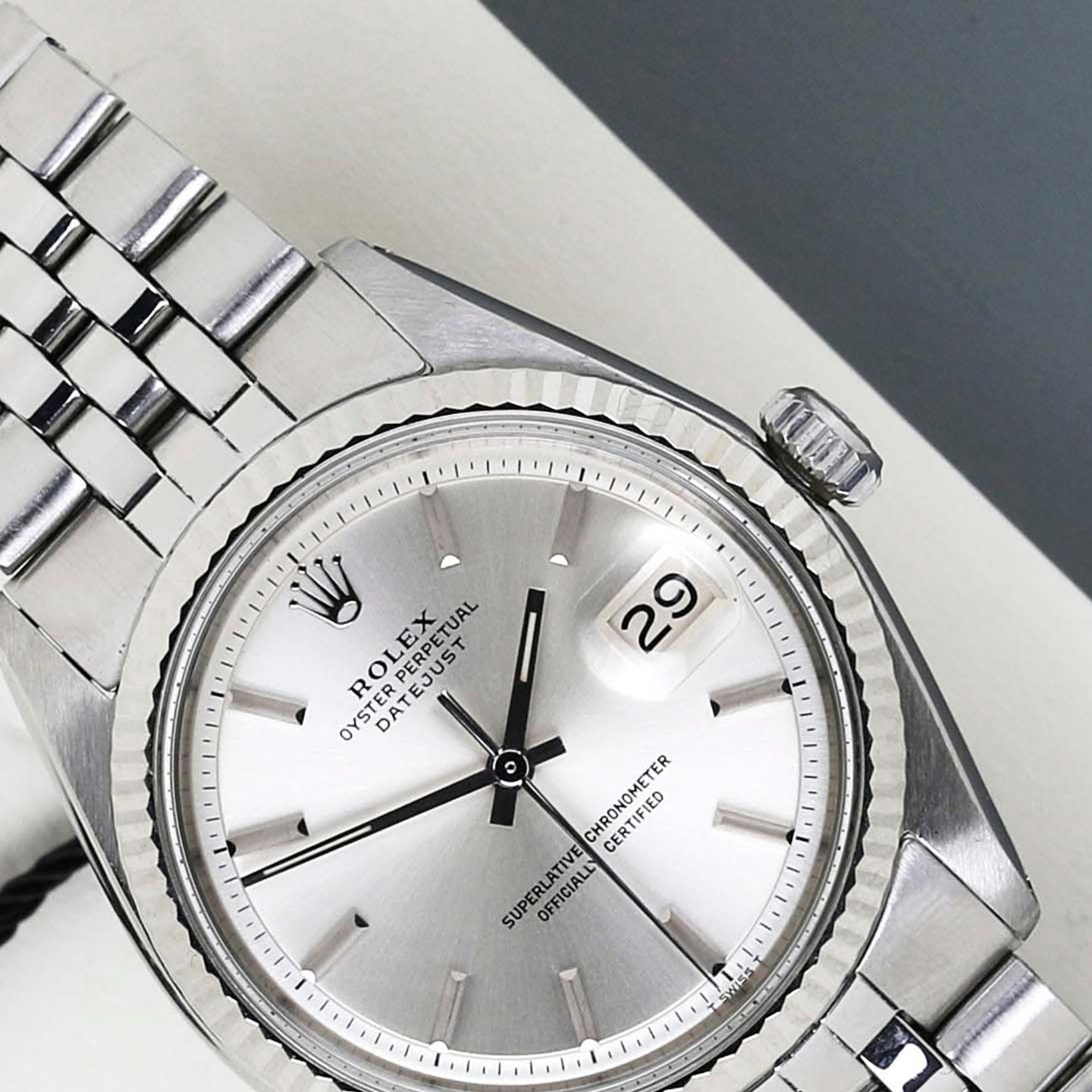 Rolex Datejust 1601 (1972) - 36mm Staal (3/8)