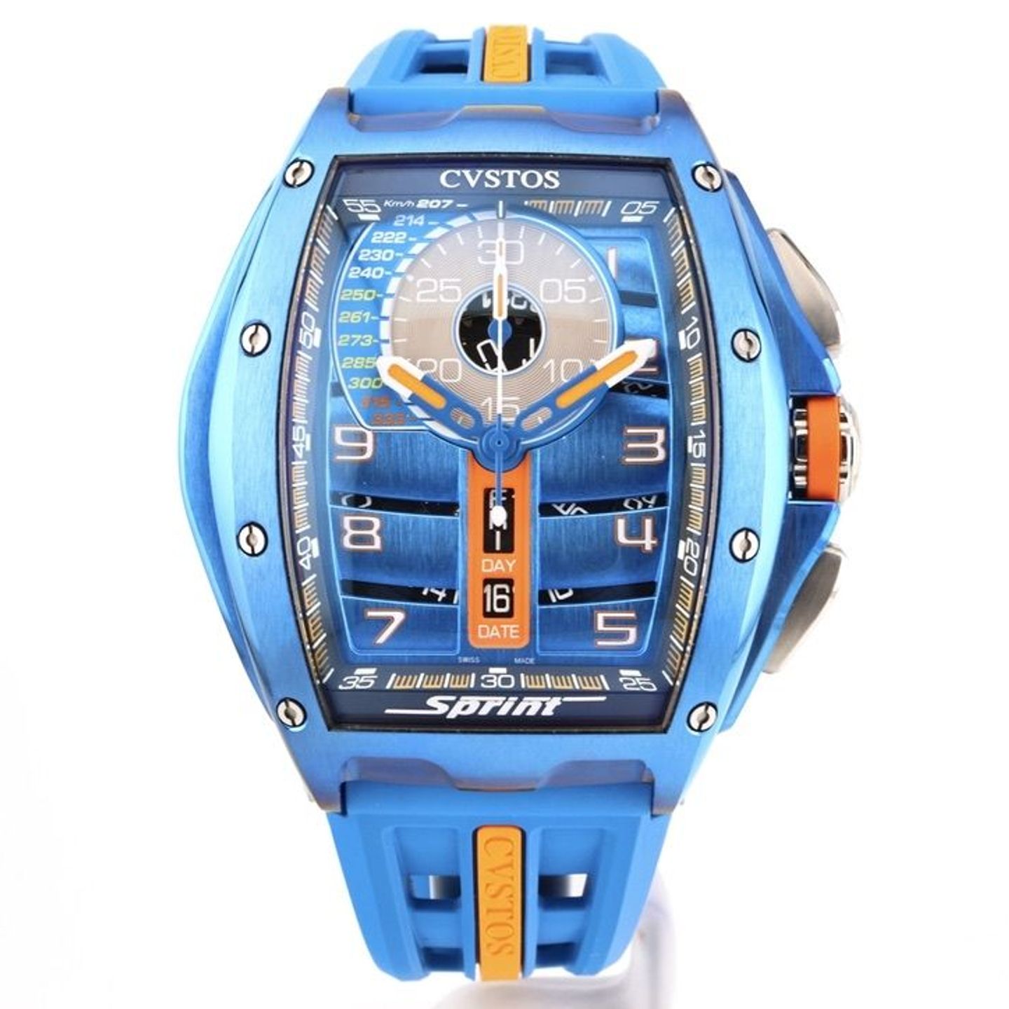 Cvstos Challenge Sprint (2024) - Blue dial 45 mm Steel case (3/4)