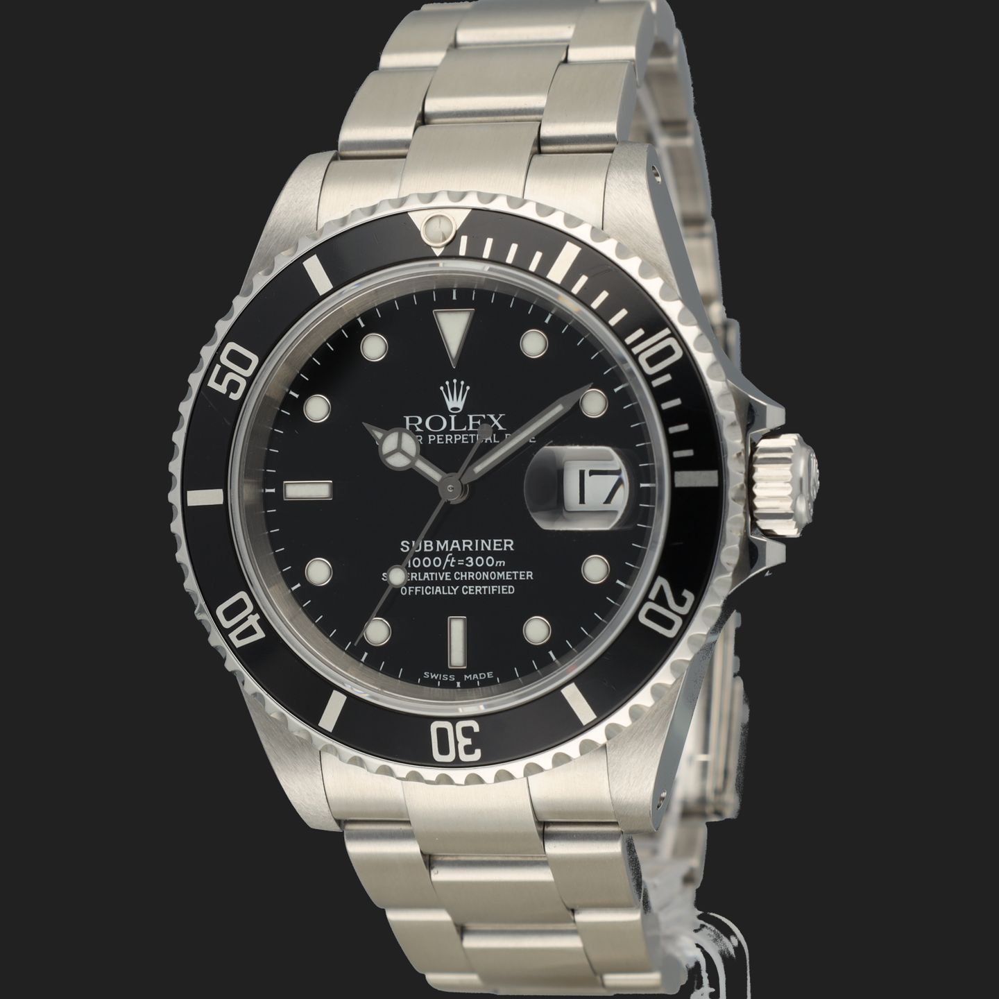 Rolex Submariner Date 116610BR (2001) - 40mm Staal (1/8)
