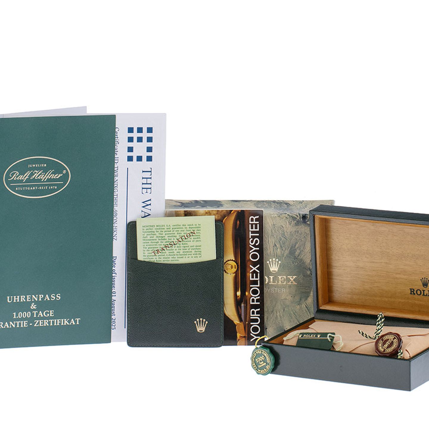 Rolex Oyster Perpetual 6751 (1980) - Wit wijzerplaat 31mm Geelgoud (2/8)