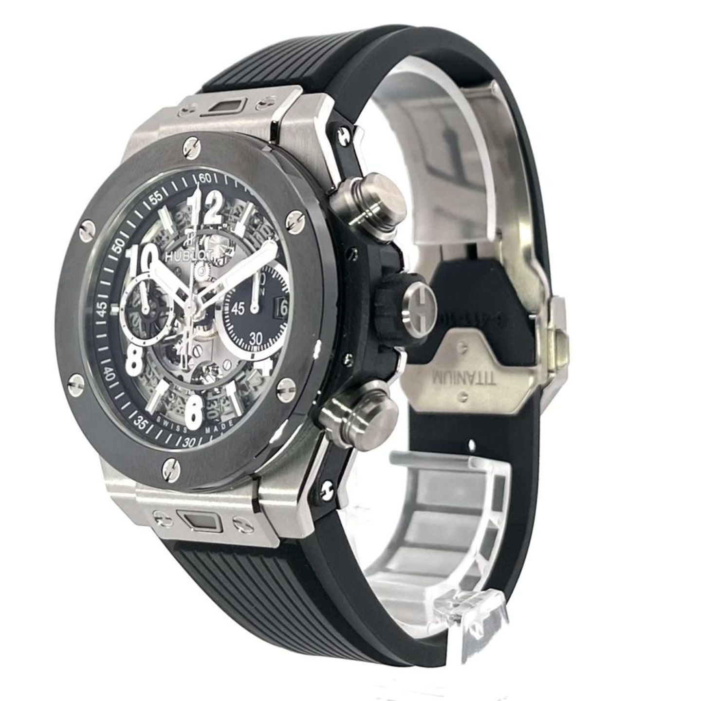 Hublot Big Bang Unico 421.NM.1170.RX (2023) - Transparent dial 44 mm Titanium case (4/8)