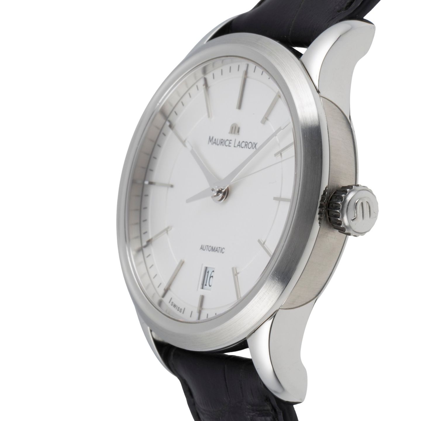 Maurice Lacroix Les Classiques Date LC6017-SS001-130 (Unknown (random serial)) - Silver dial 38 mm Steel case (6/8)