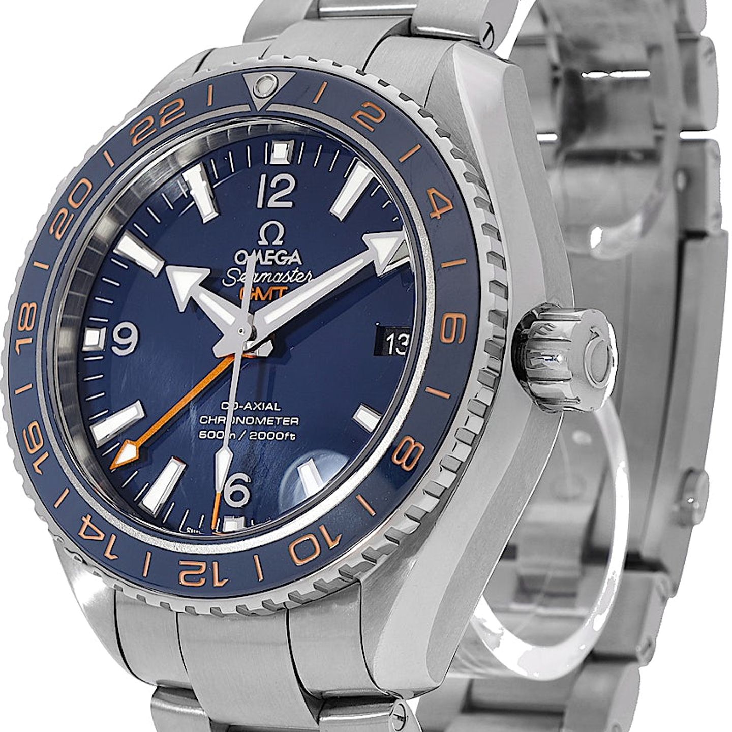 Omega Seamaster Planet Ocean 232.30.44.22.03.001 (2019) - Blue dial 44 mm Steel case (3/5)