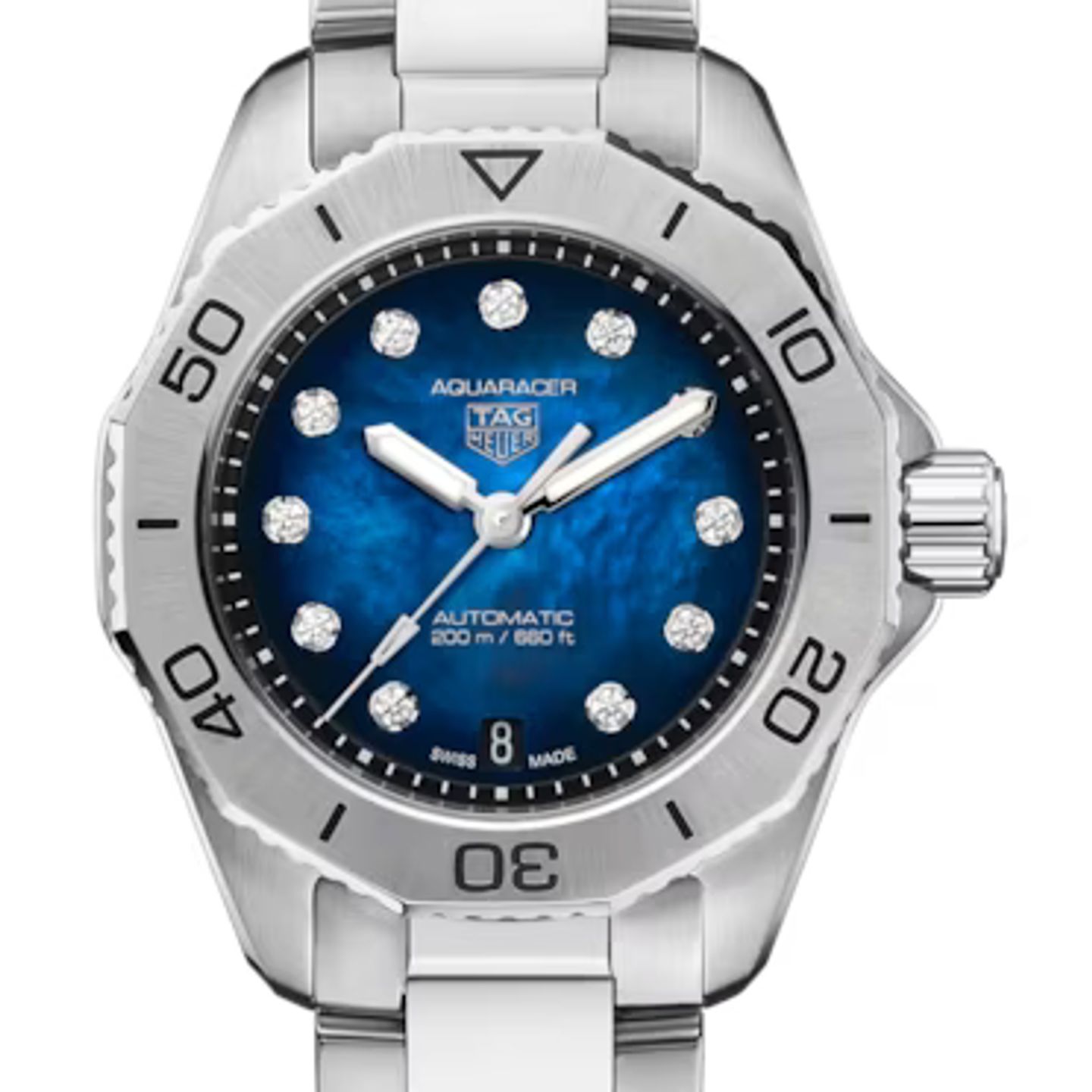 TAG Heuer Aquaracer Lady WBP2411.BA0622 (2024) - Blue dial 30 mm Steel case (1/1)