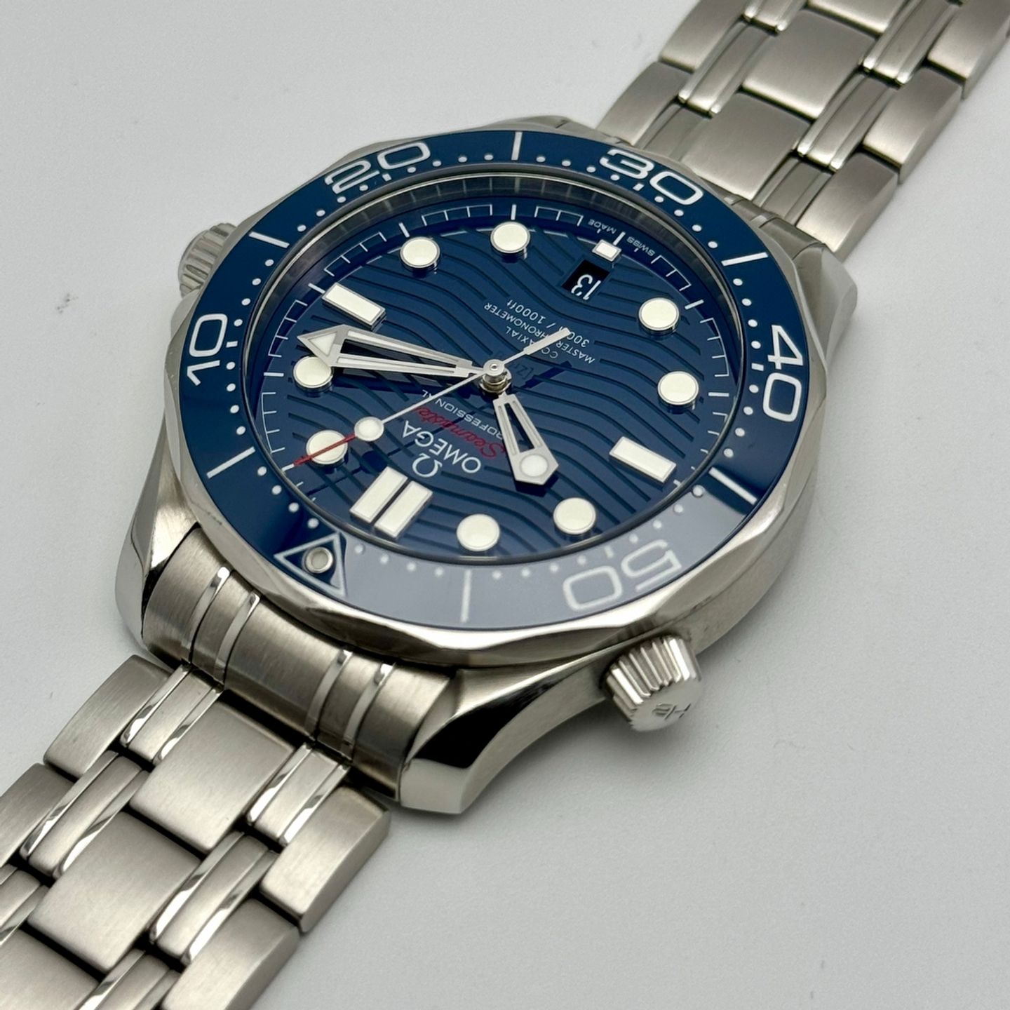 Omega Seamaster Diver 300 M 210.30.42.20.03.001 (2019) - Blauw wijzerplaat 42mm Staal (7/10)