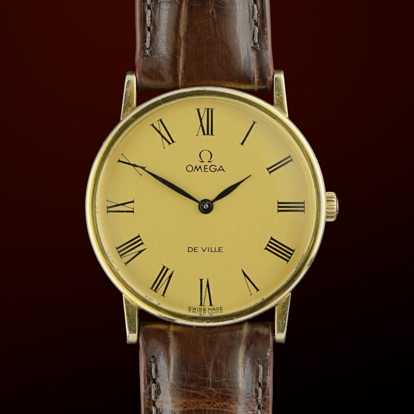 Omega De Ville 111.140 (1975) - Goud wijzerplaat 32mm Goud/Staal (1/8)