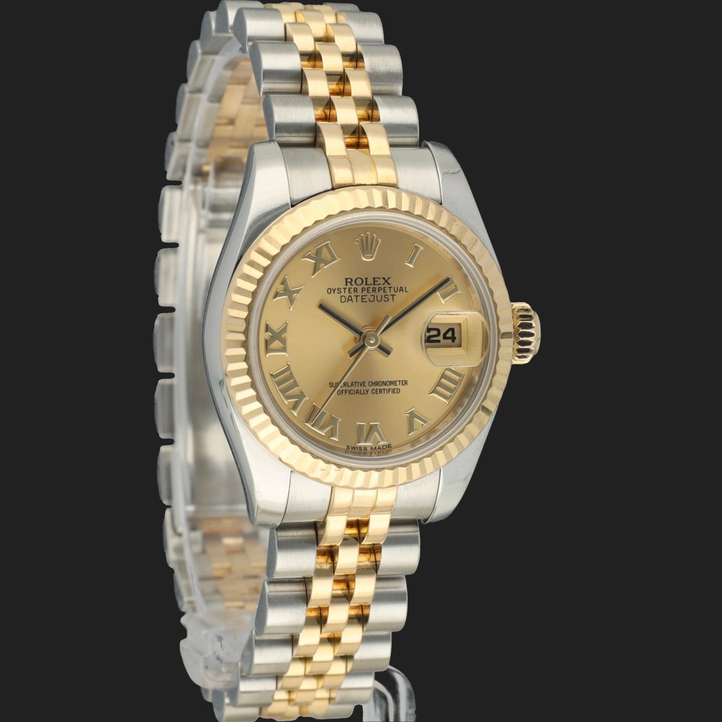 Rolex Lady-Datejust 179173 (2015) - 26 mm Gold/Steel case (4/8)