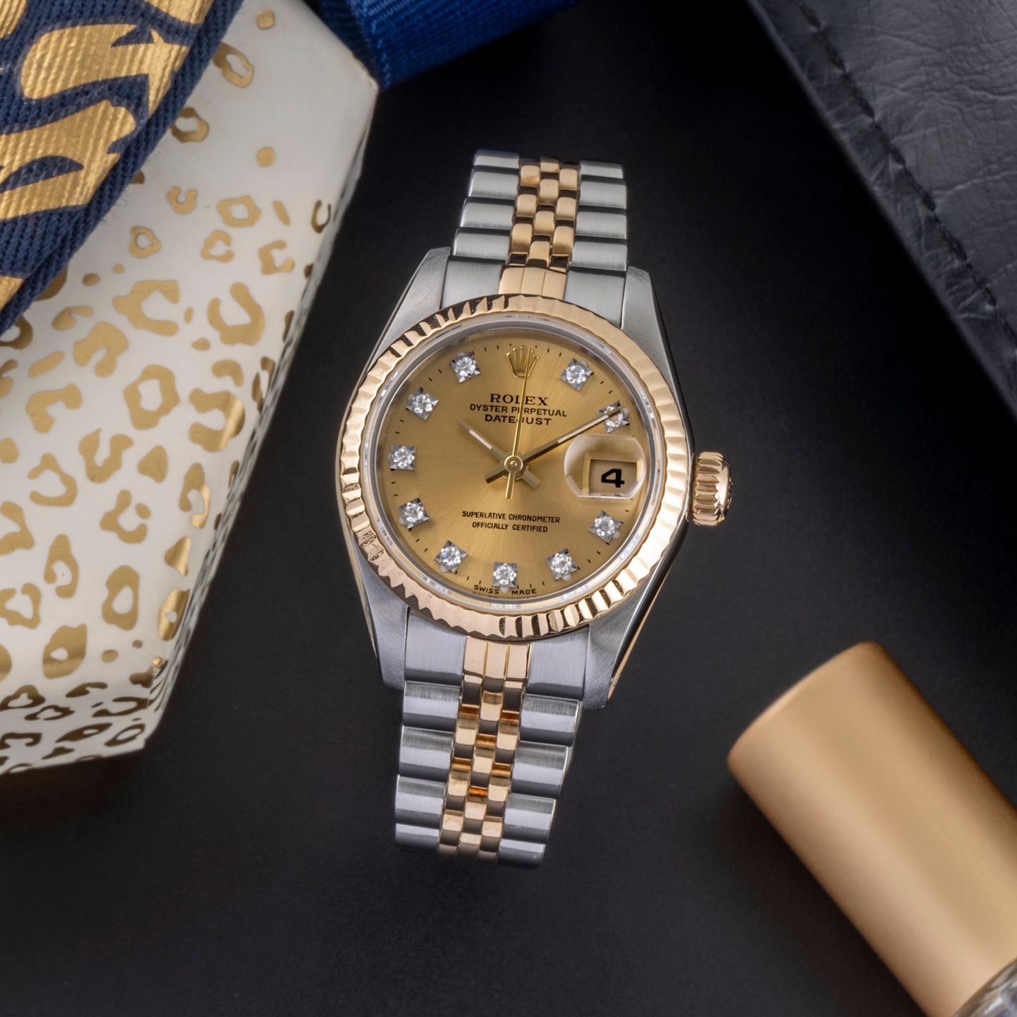 Rolex Lady-Datejust 69173 (Onbekend (willekeurig serienummer)) - 26mm Goud/Staal (1/8)