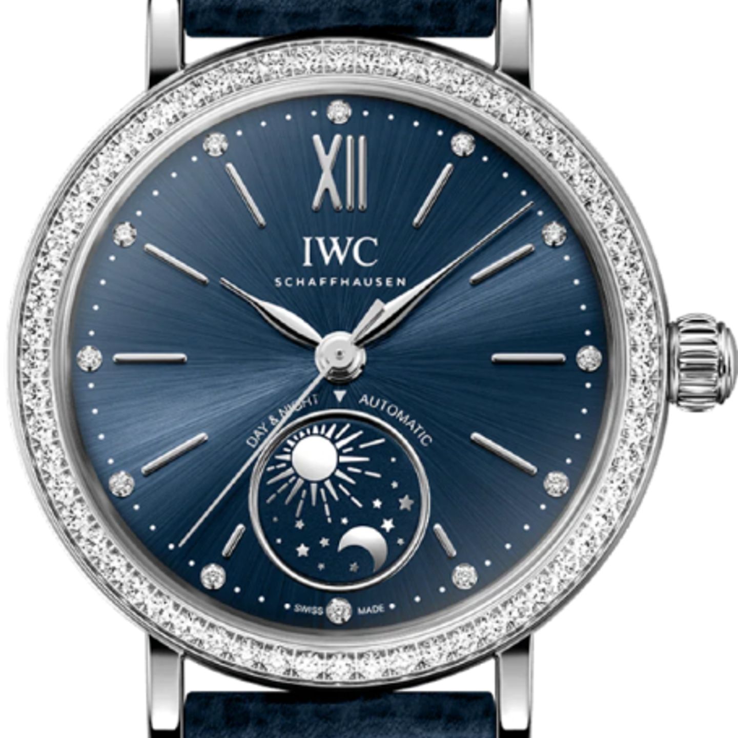 IWC Portofino Automatic IW659801 (2025) - Blauw wijzerplaat 34mm Staal (1/1)