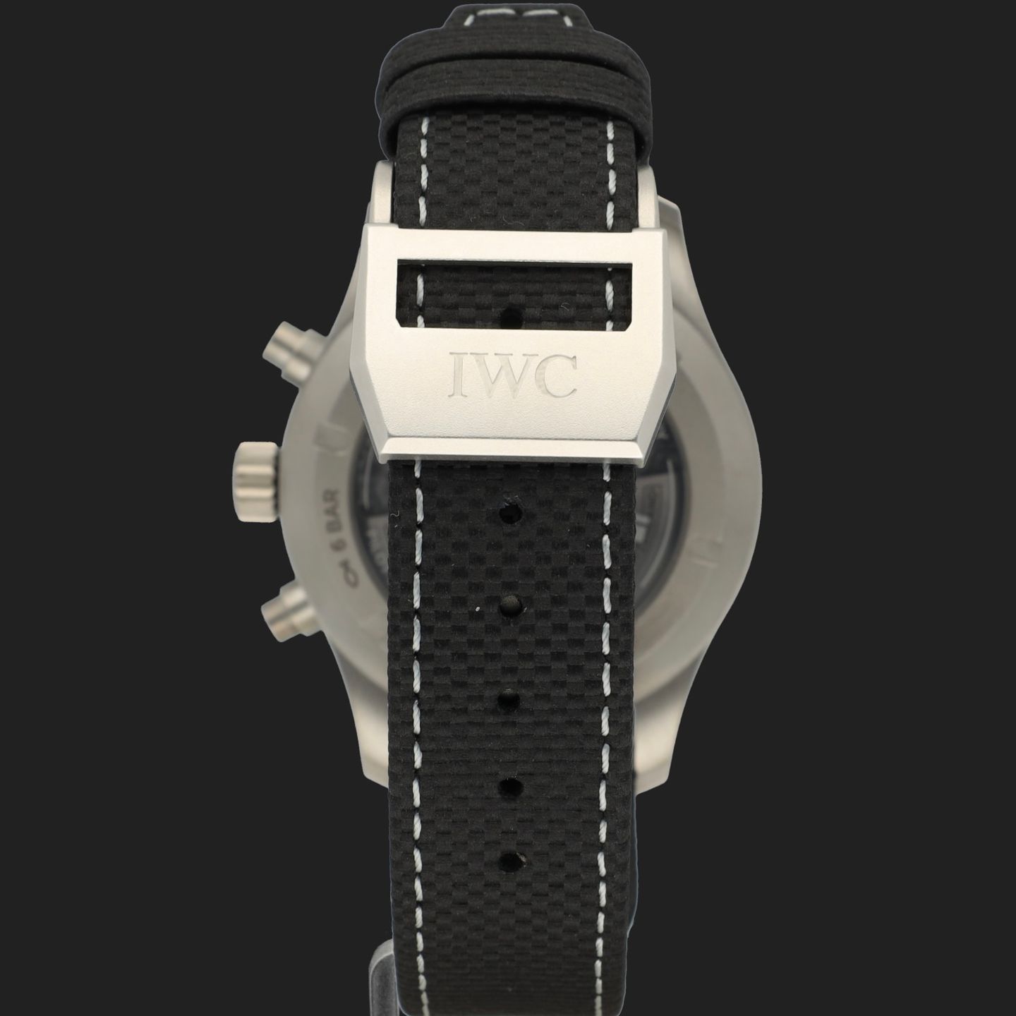 IWC Ingenieur AMG IW377903 (2021) - Zwart wijzerplaat 43mm Titanium (6/8)