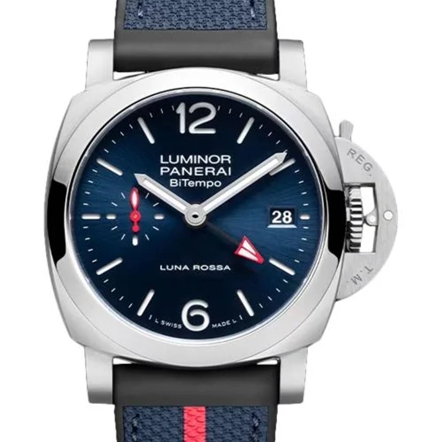 Panerai Luminor PAM01404 (2026) - Blauw wijzerplaat 40mm Staal (1/1)