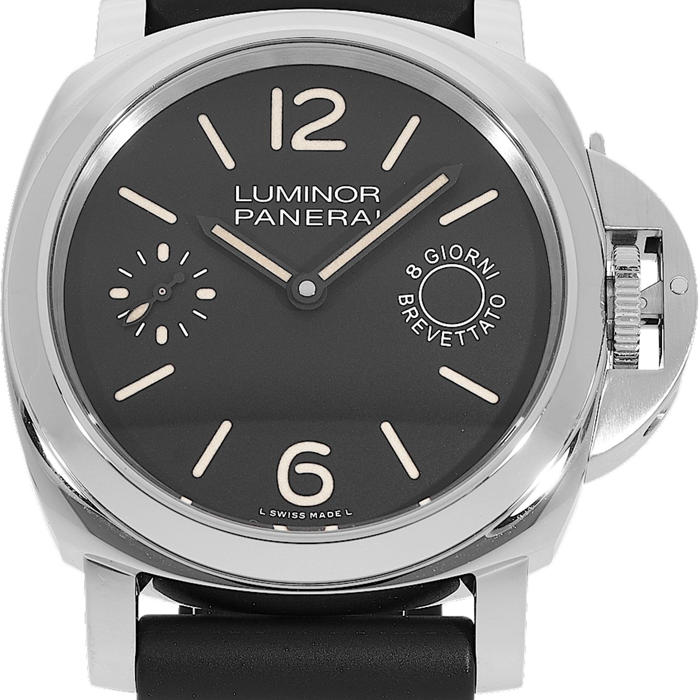 Panerai Luminor Marina 8 Days PAM00590 (2017) - Black dial 44 mm Steel case (2/5)