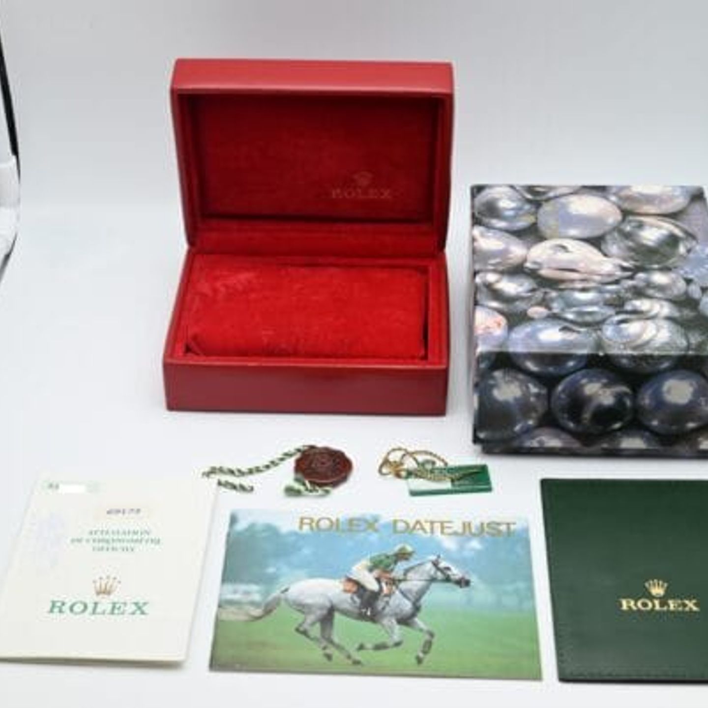 Rolex Lady-Datejust 69173 (1988) - Blue dial 26 mm Gold/Steel case (2/7)