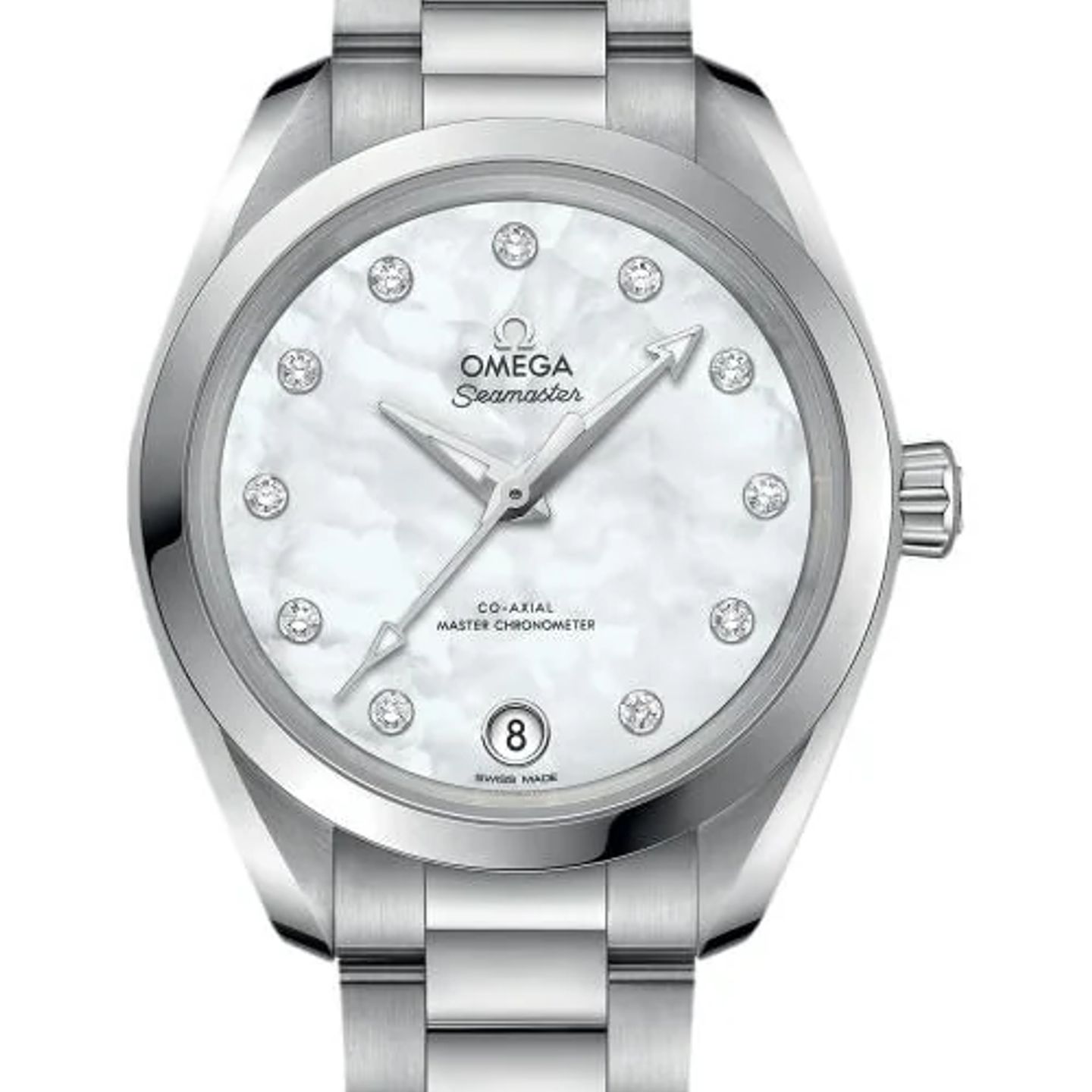 Omega Seamaster Aqua Terra 220.10.34.20.55.001 (2026) - Parelmoer wijzerplaat 34mm Staal (1/1)
