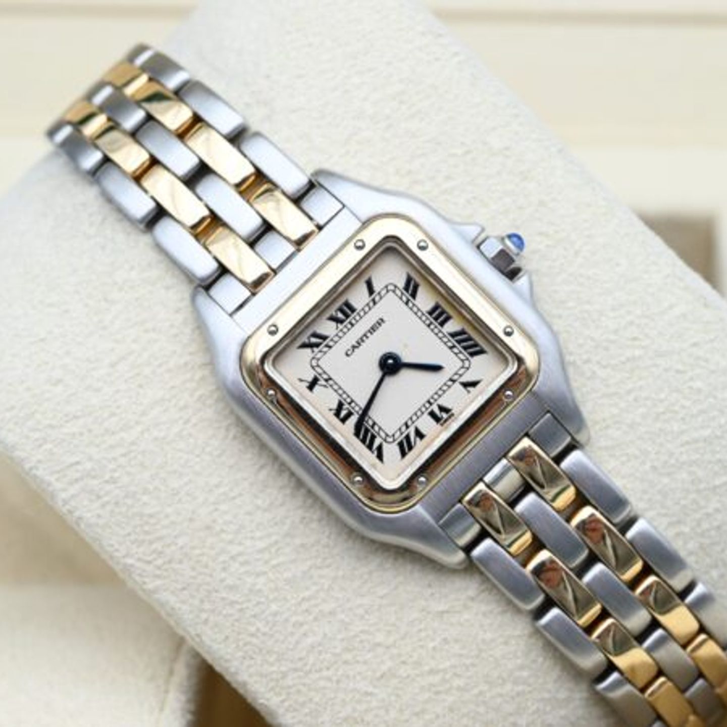 Cartier Panthère 66921 (2000) - White dial 22 mm Gold/Steel case (1/7)