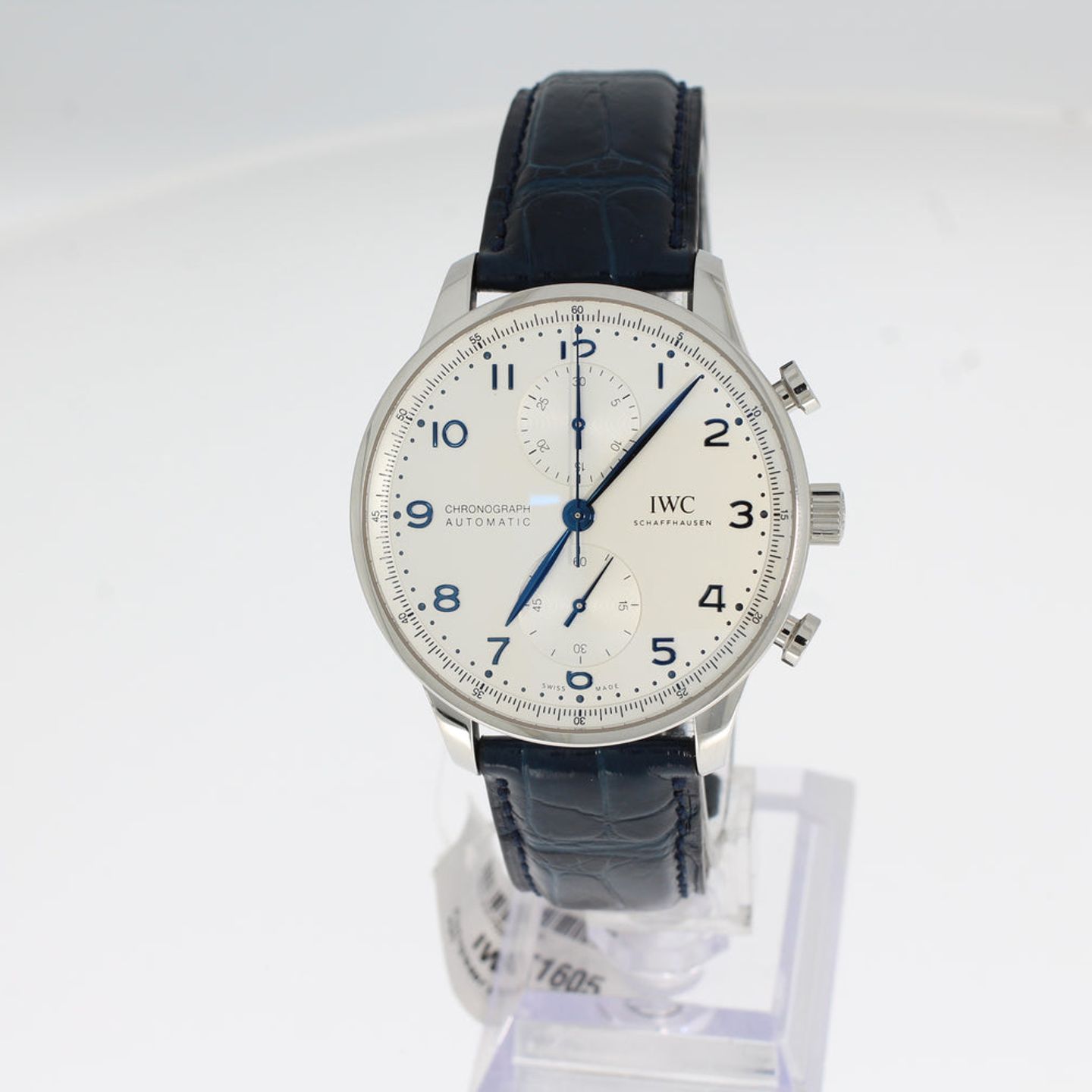 IWC Portuguese Chronograph IW371605 (2024) - Zilver wijzerplaat 41mm Staal (1/4)