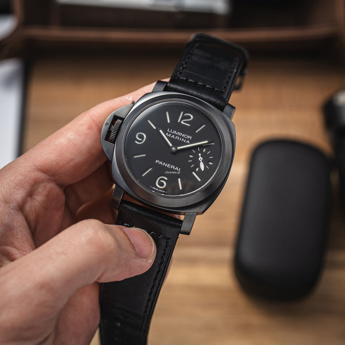 Panerai Special Editions PAM00026 (Unknown (random serial)) - Black dial 44 mm Steel case (2/8)