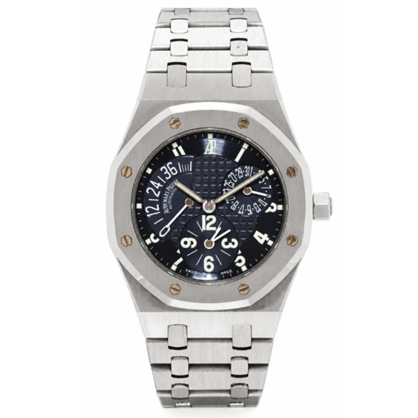 Audemars Piguet Royal Oak Dual Time 25730ST (Onbekend (willekeurig serienummer)) - 37mm Staal (1/2)
