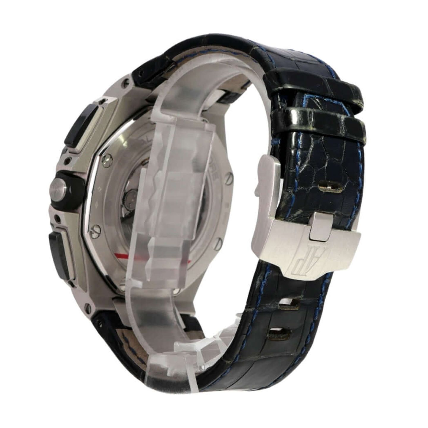 Audemars Piguet Royal Oak Offshore Chronograph 26401PO.OO.A018CR.01 (2016) - Blue dial 44 mm Platinum case (7/8)