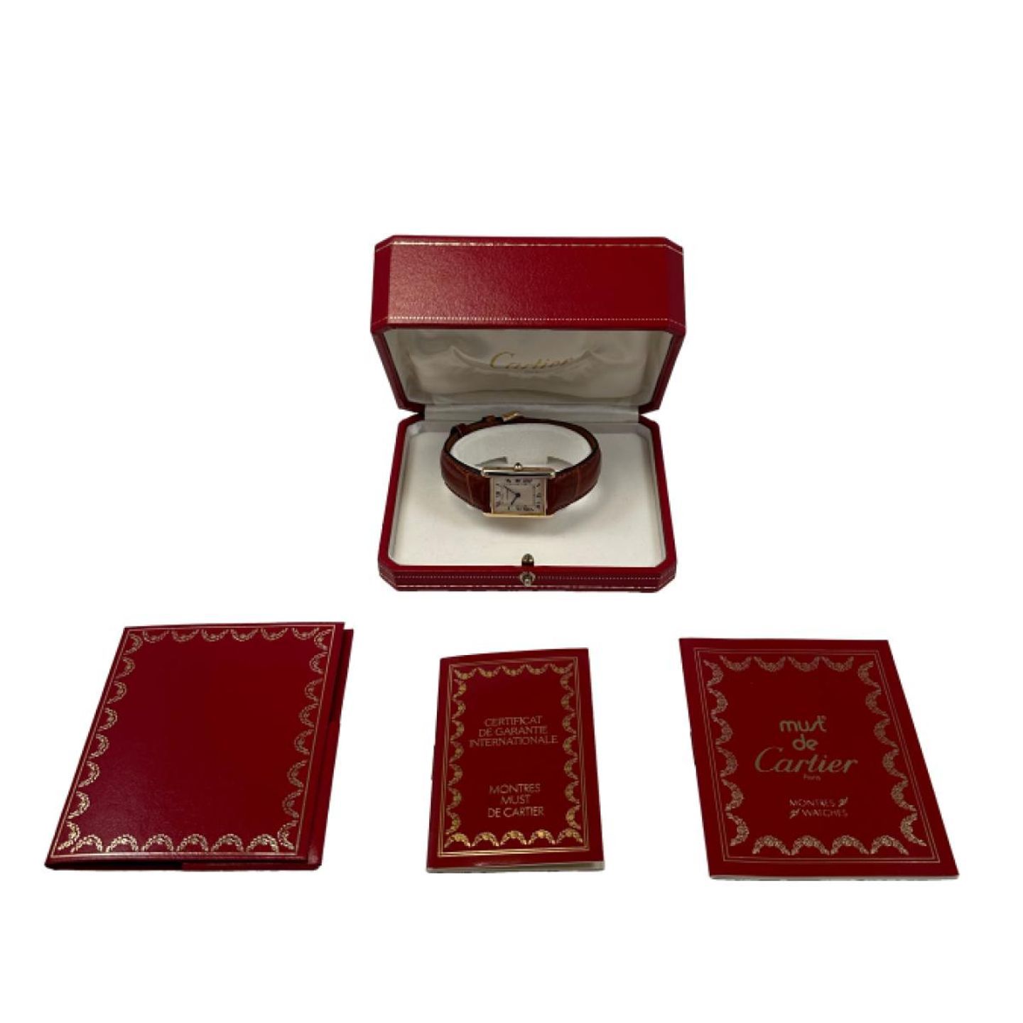 Cartier Tank Louis Cartier 11402  (1995) - 30mm Geelgoud (5/5)